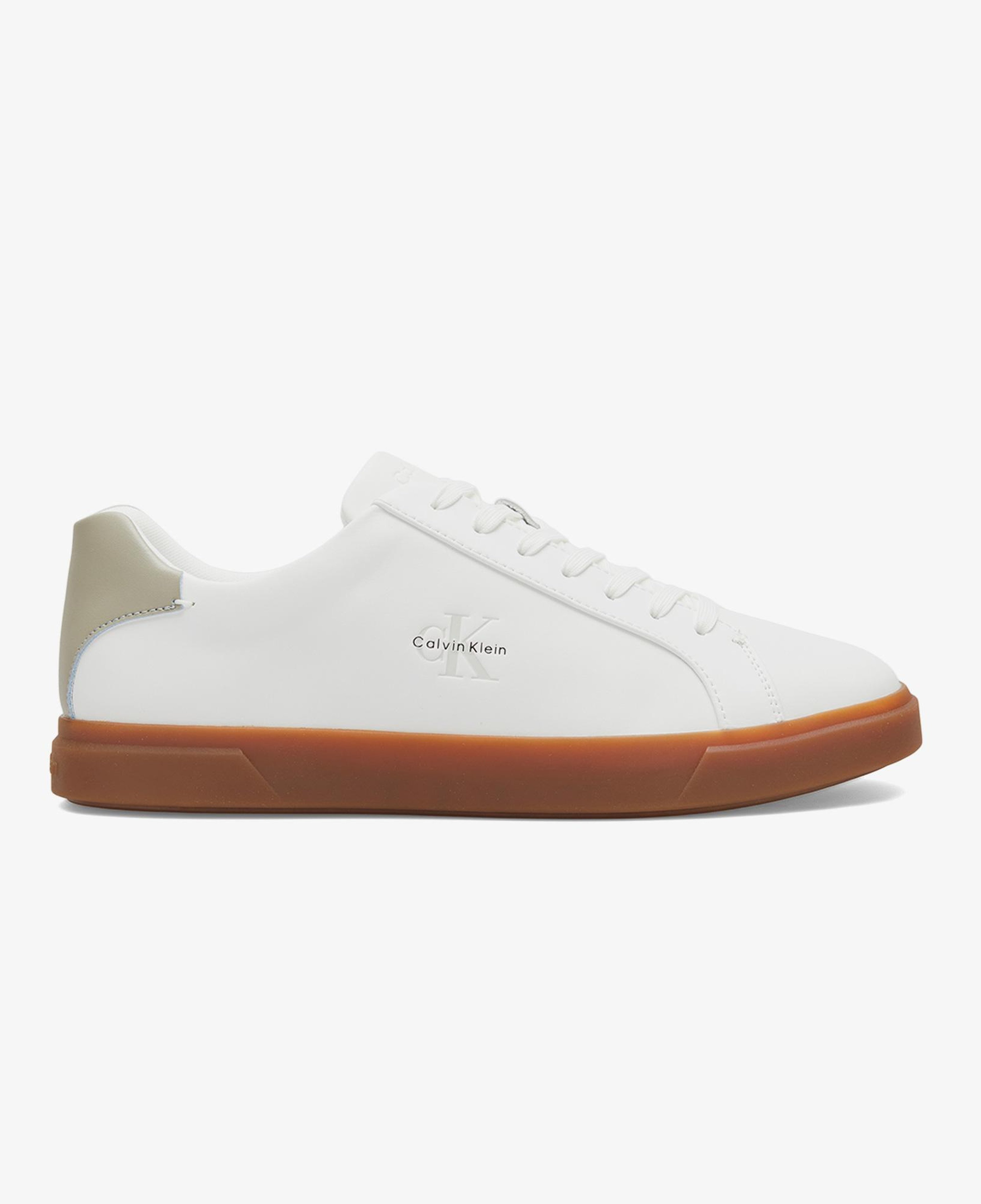 Calvin Klein Low Prof Cupsole Erkek Beyaz Sneaker