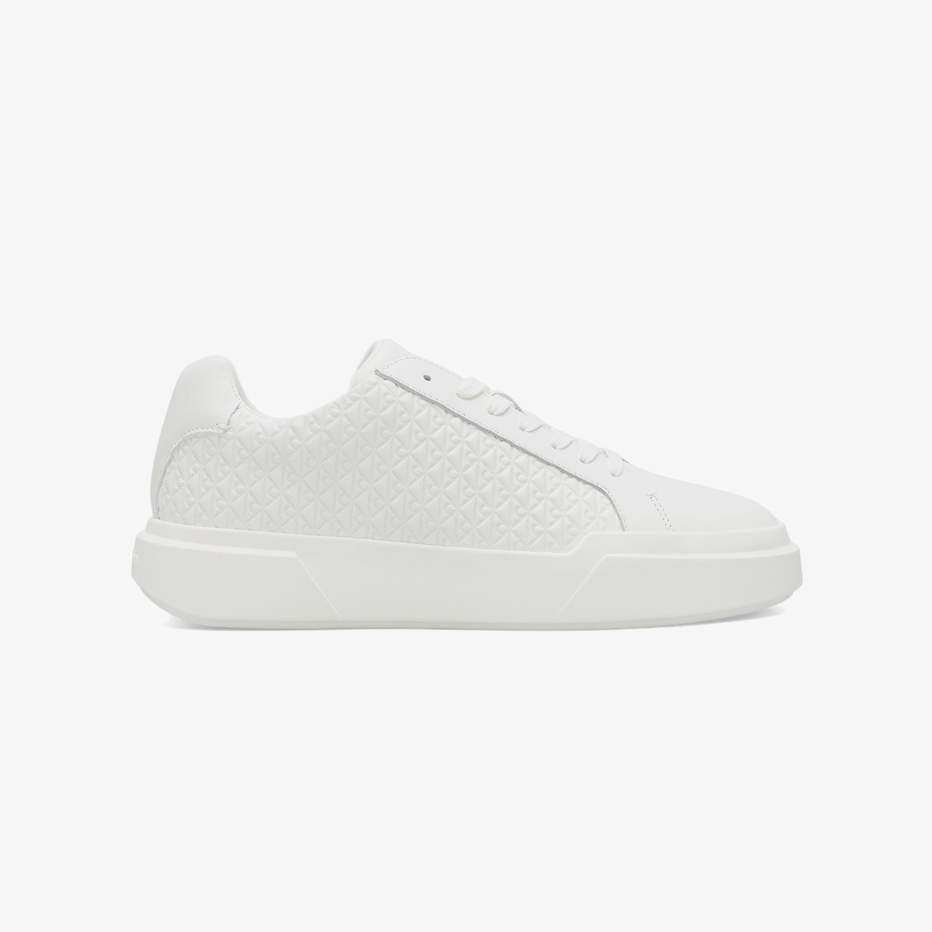 Calvin Klein Chunky Cupsole Laceup Erkek Beyaz Sneaker