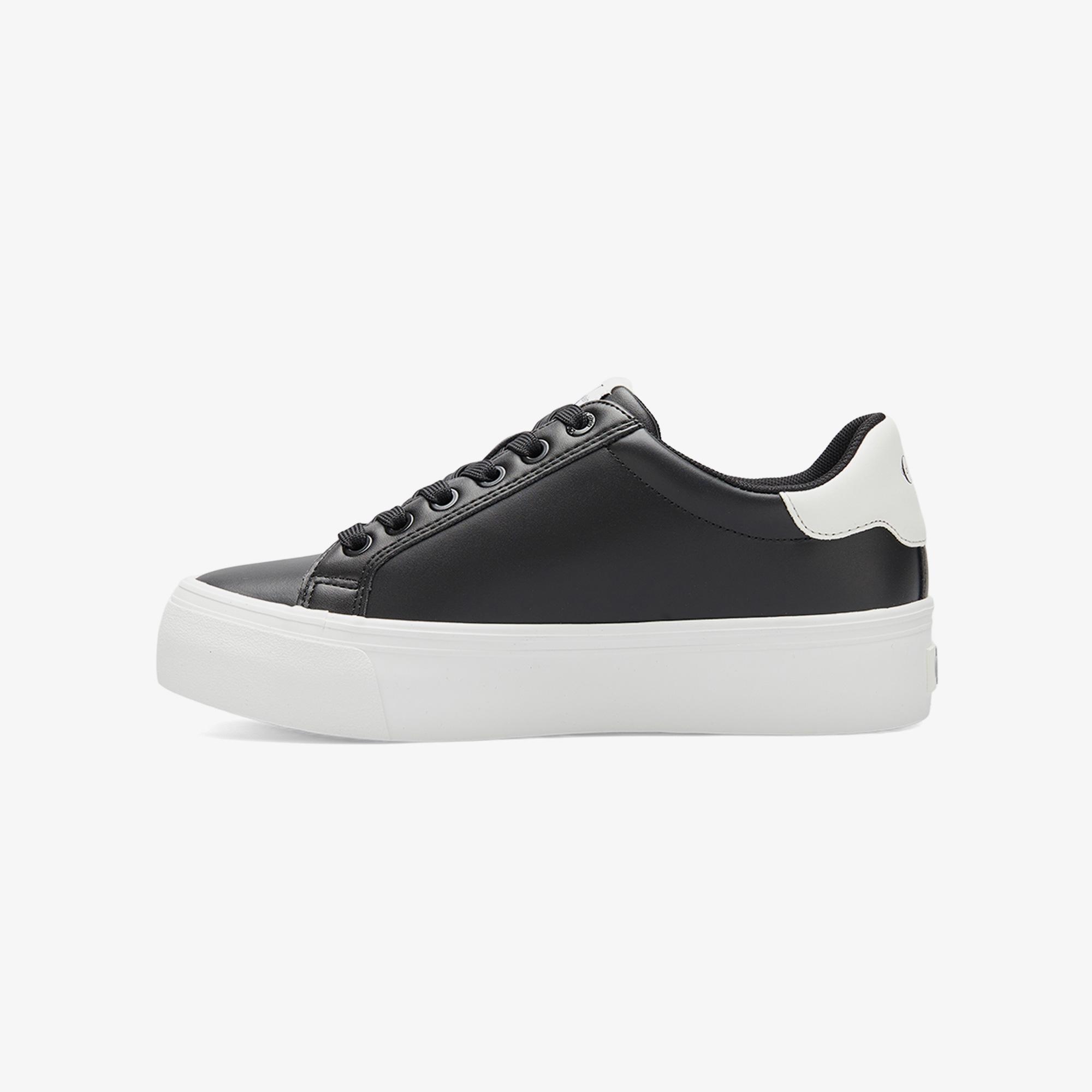 Calvin Klein Vulc Flatform Laceup Low Kadın Siyah Sneaker