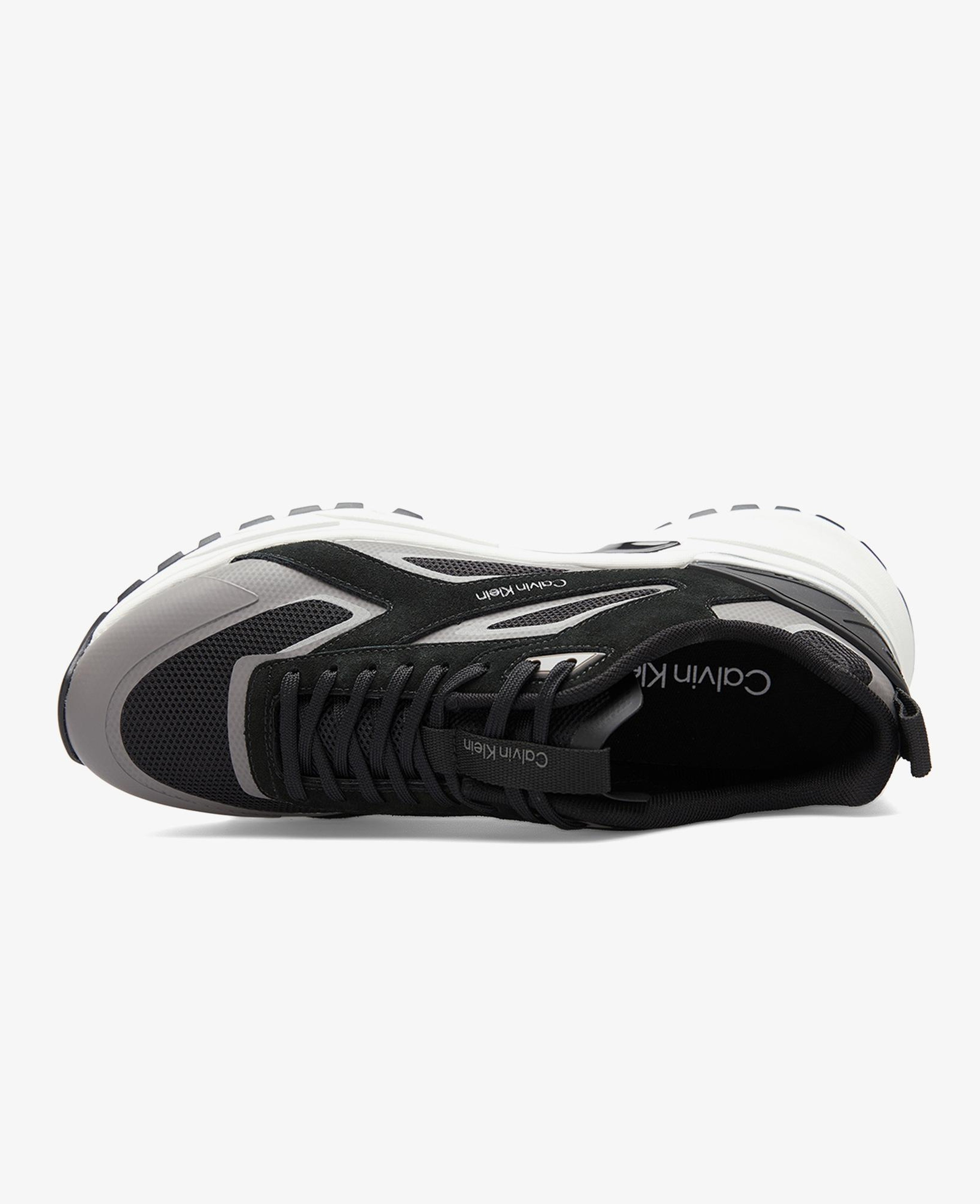 Calvin Klein Hike Runner Stripe Mix Erkek Siyah Sneaker