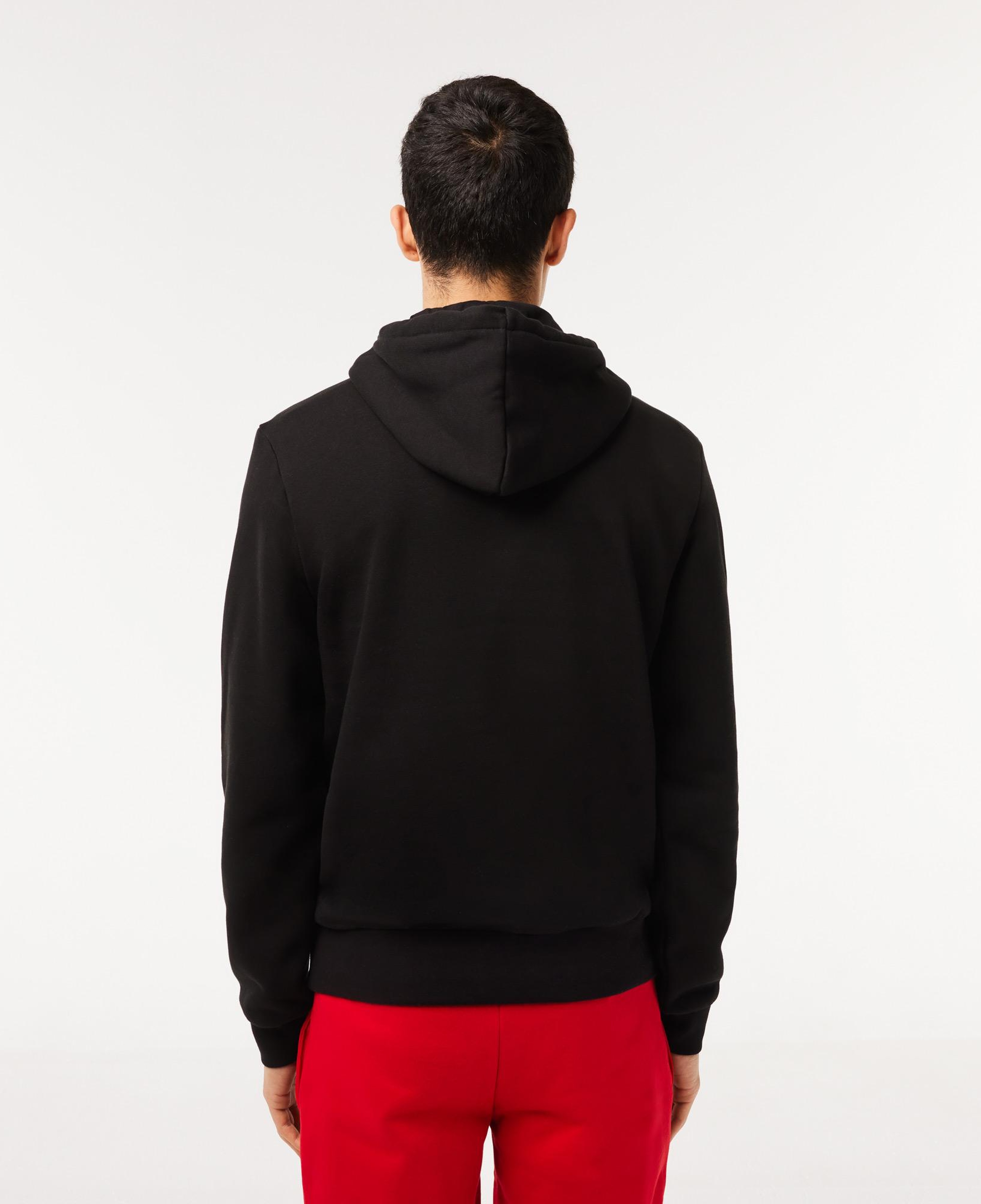 Erkek Classic Fit Kapüşonlu Siyah Sweatshirt