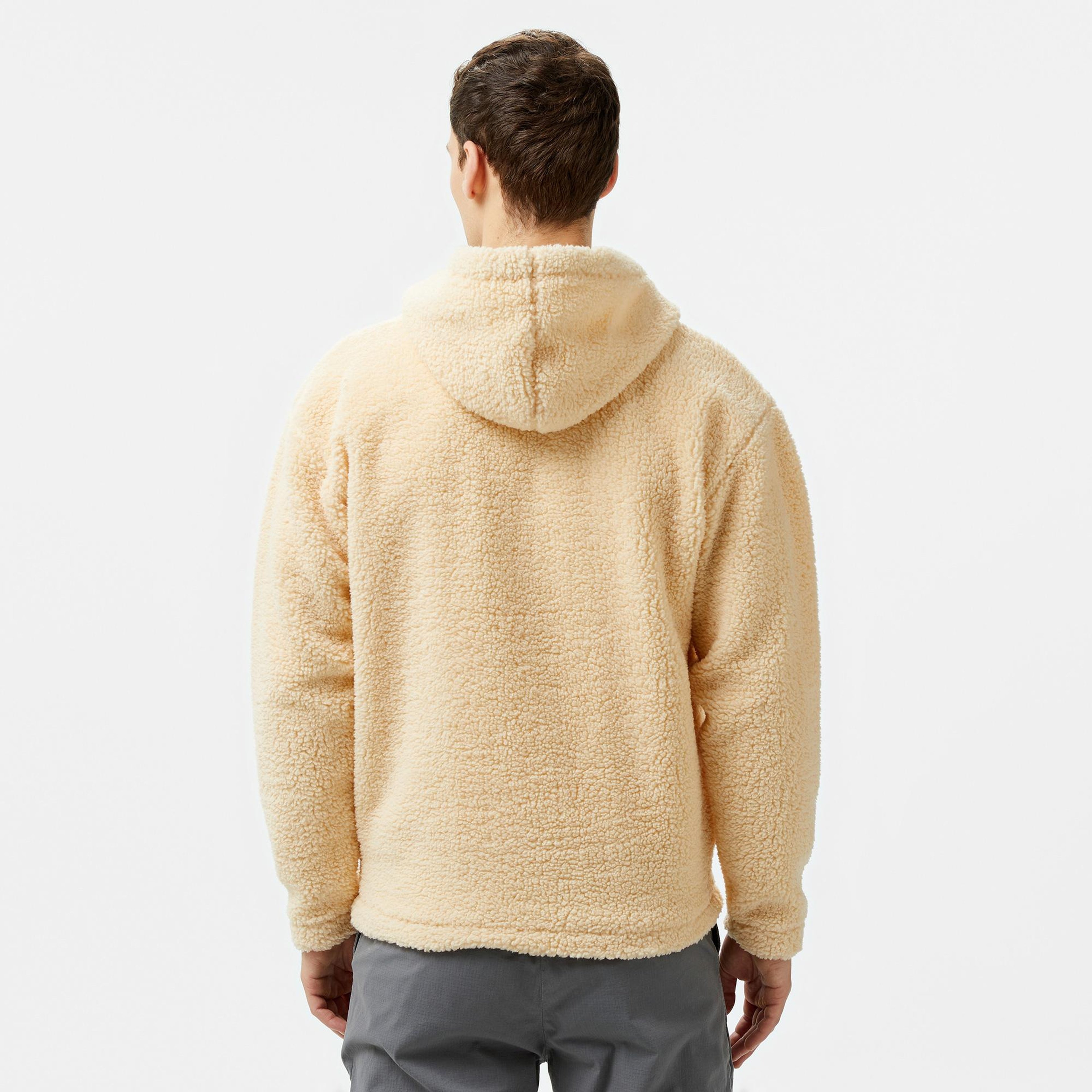 Lacoste Erkek Sarı Yarım Fermuarlı Sweatshirt