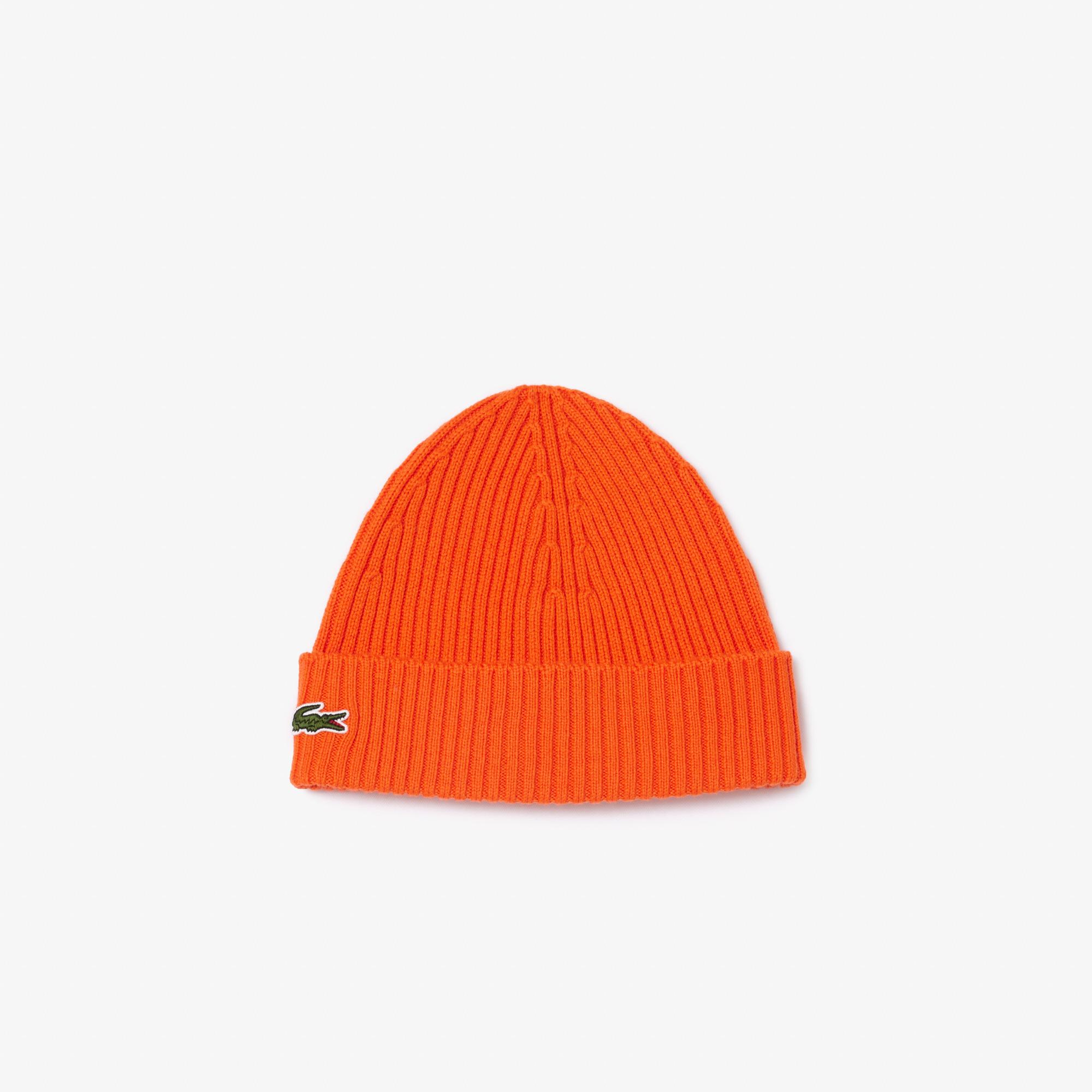 Unisex Turuncu Yün Bere