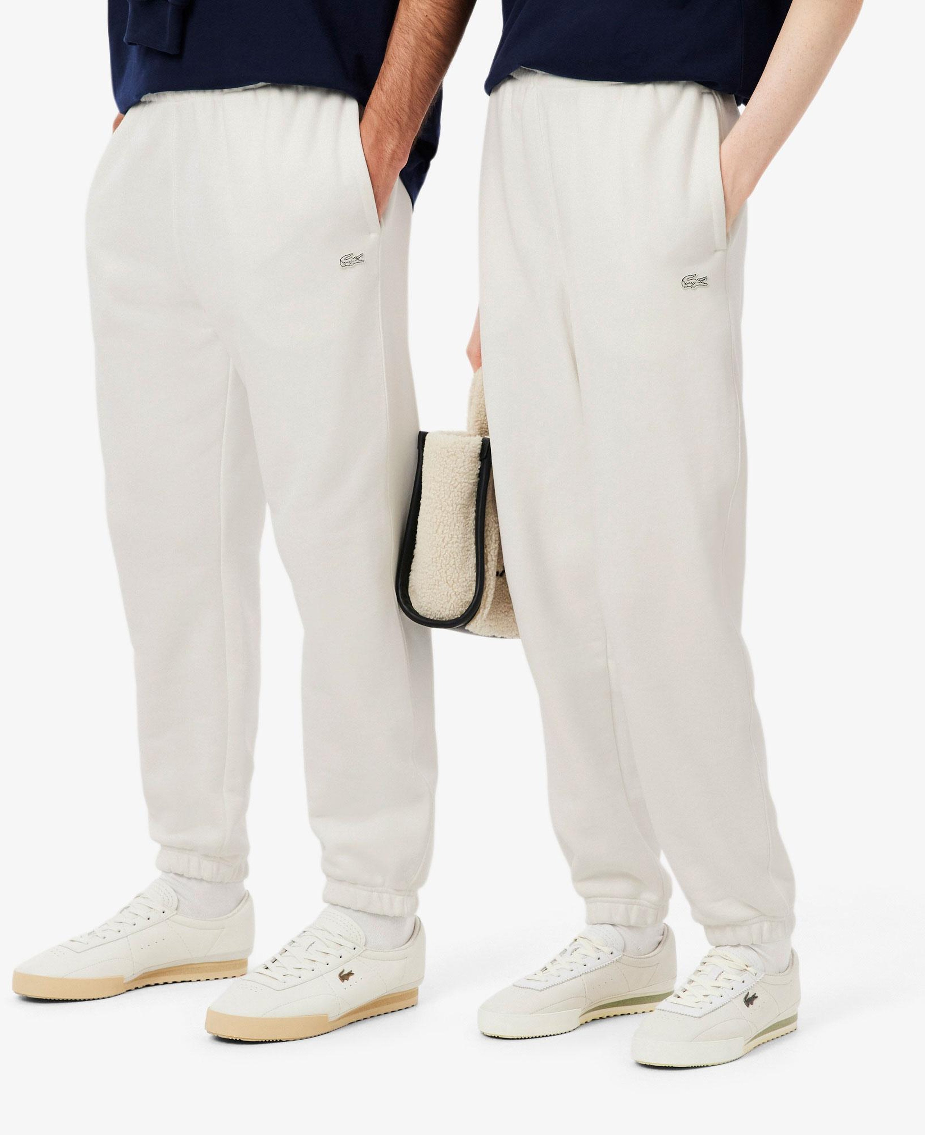 Lacoste Fleece Unisex Beyaz Eşofman Altı