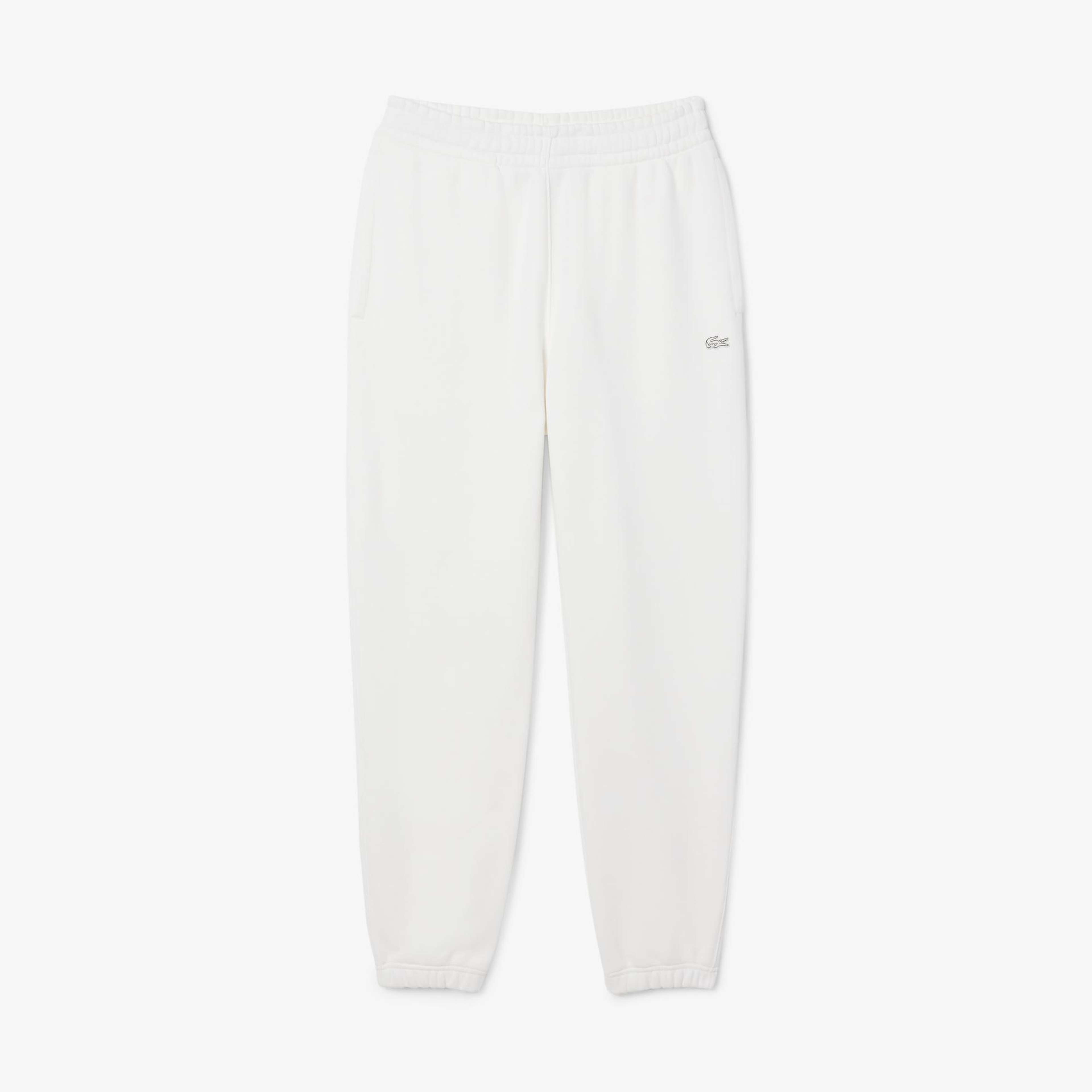 Lacoste Fleece Unisex Beyaz Eşofman Altı