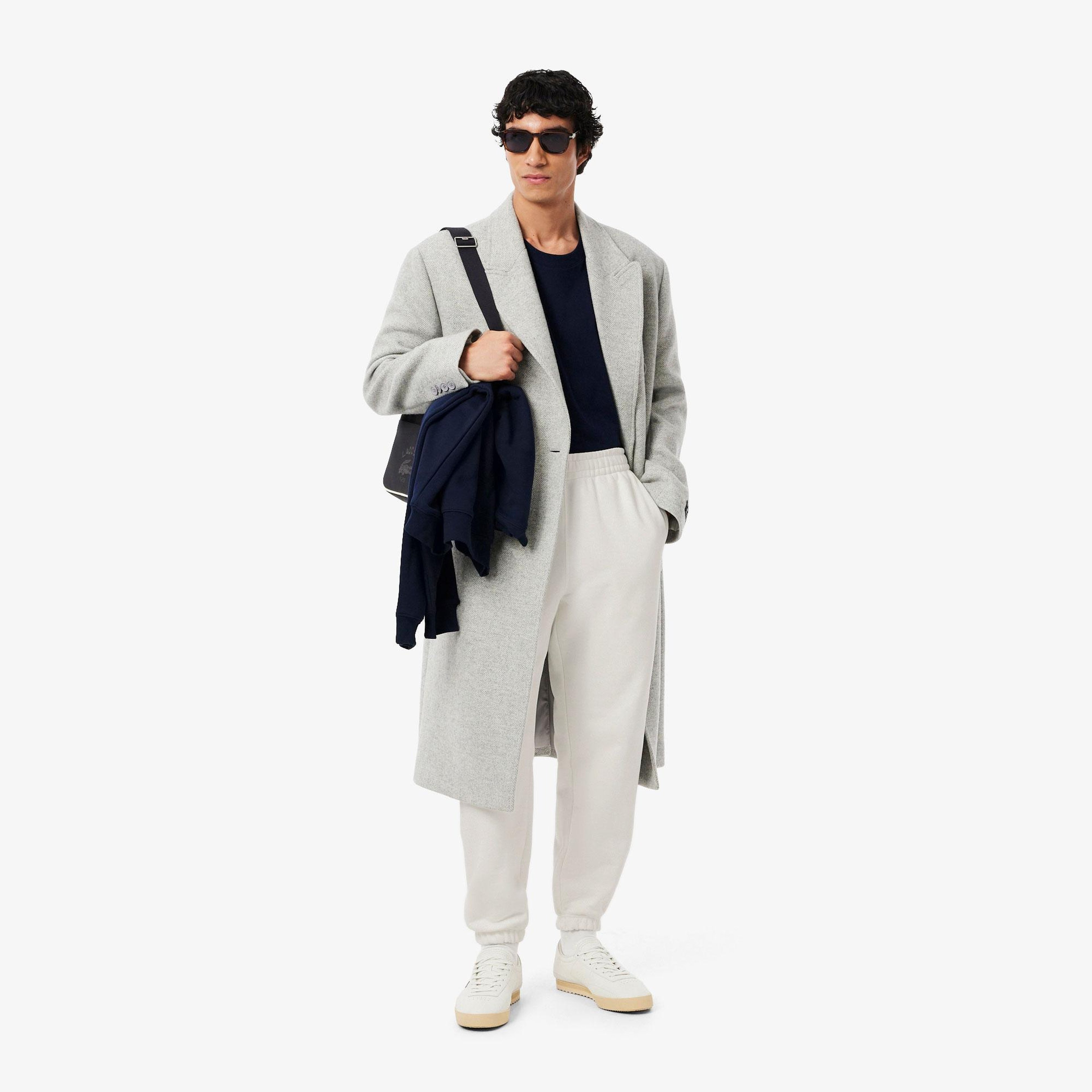 Lacoste Fleece Unisex Beyaz Eşofman Altı