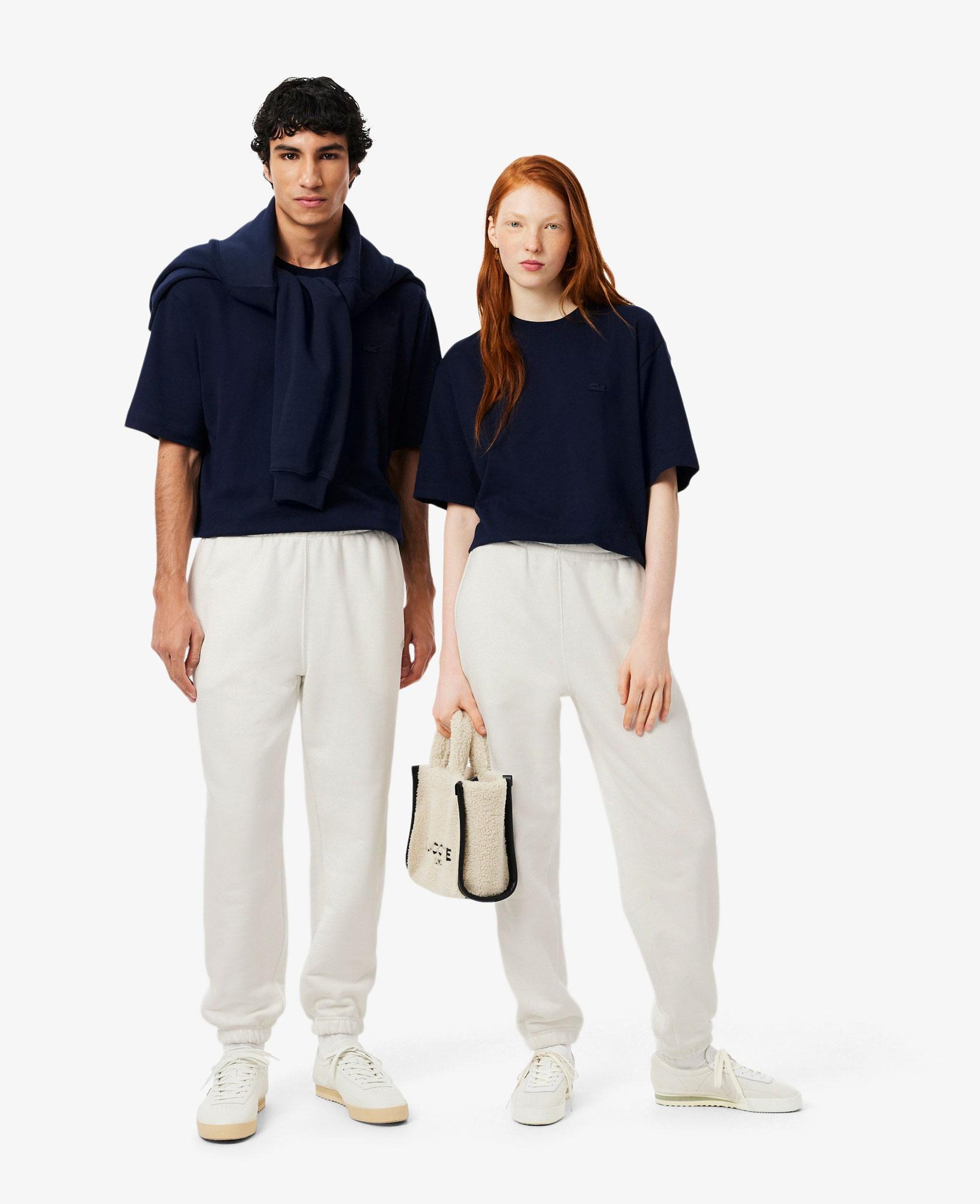 Lacoste Fleece Unisex Beyaz Eşofman Altı