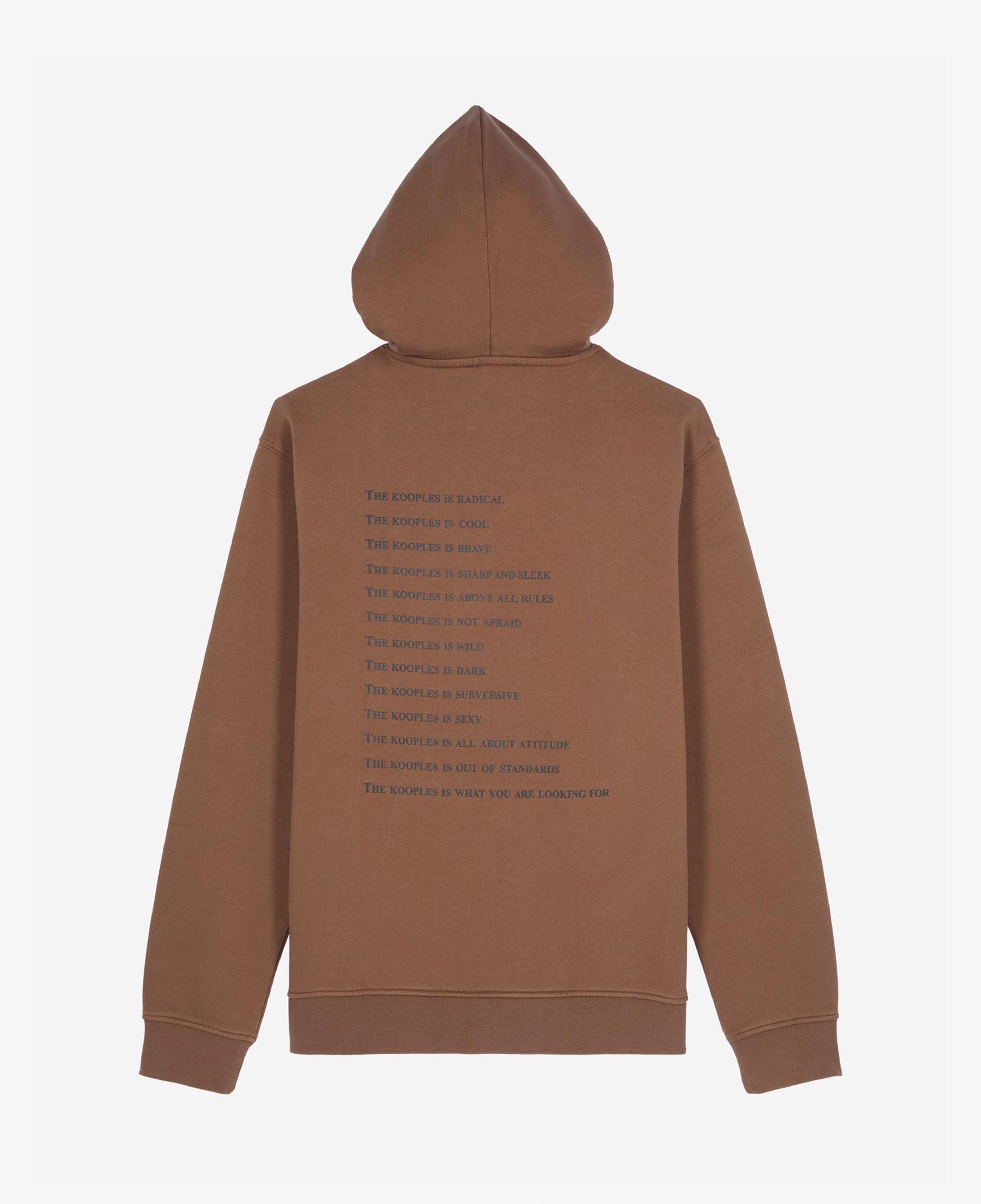 ERKEK KAHVERENGİ SWEATSHIRT