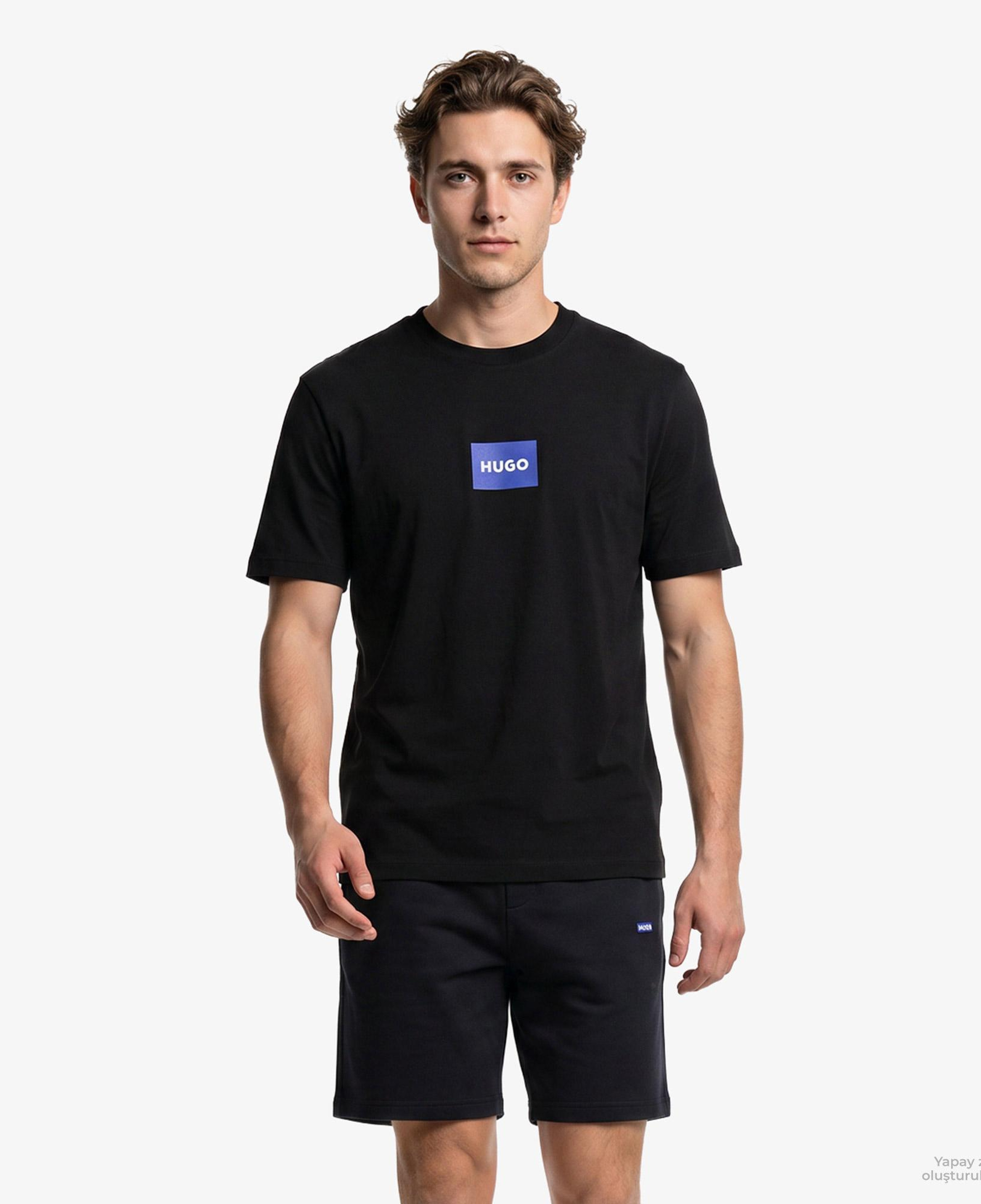 Hugo Nayonix Erkek Siyah T-Shirt