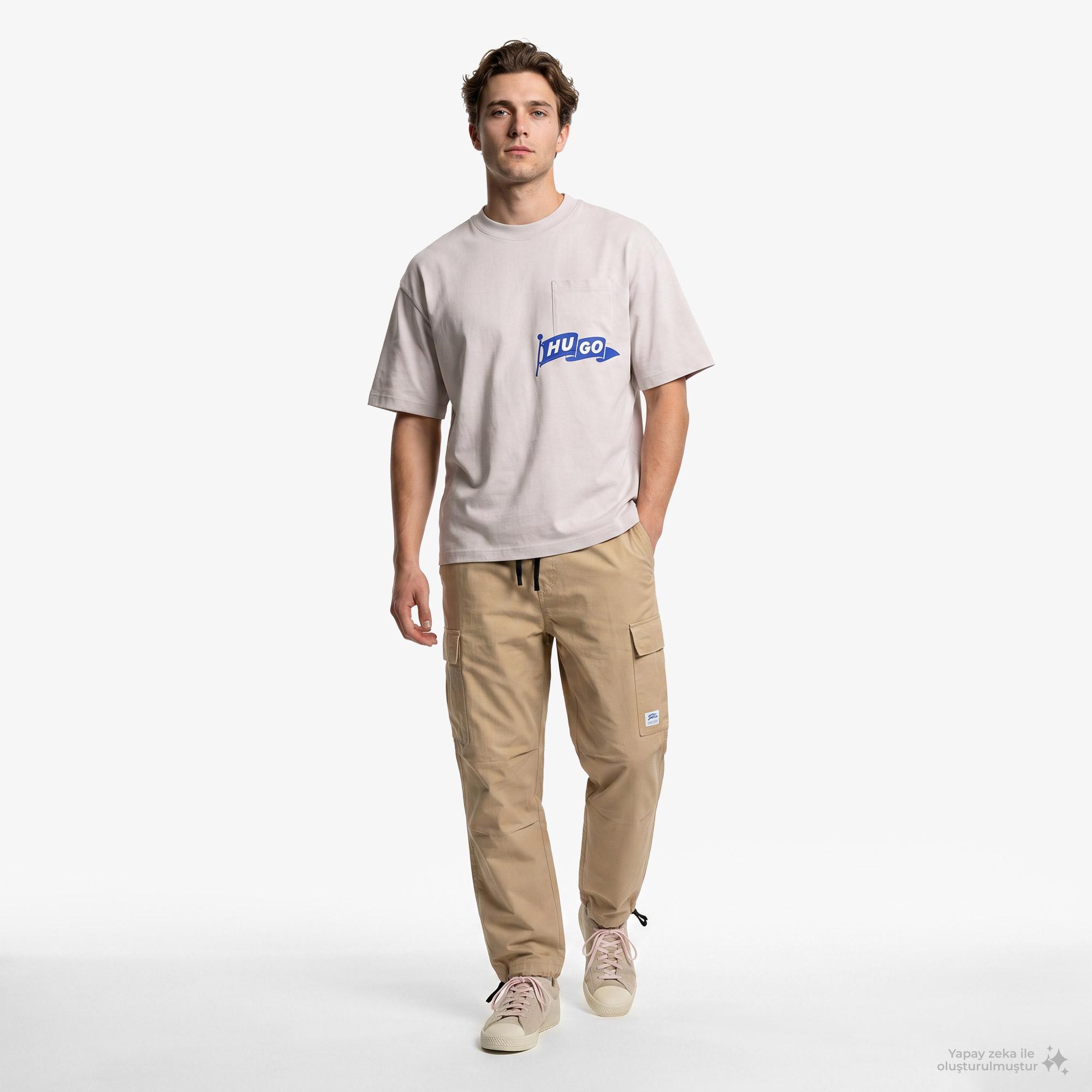Hugo Nohacrop Erkek Lacivert T-Shirt