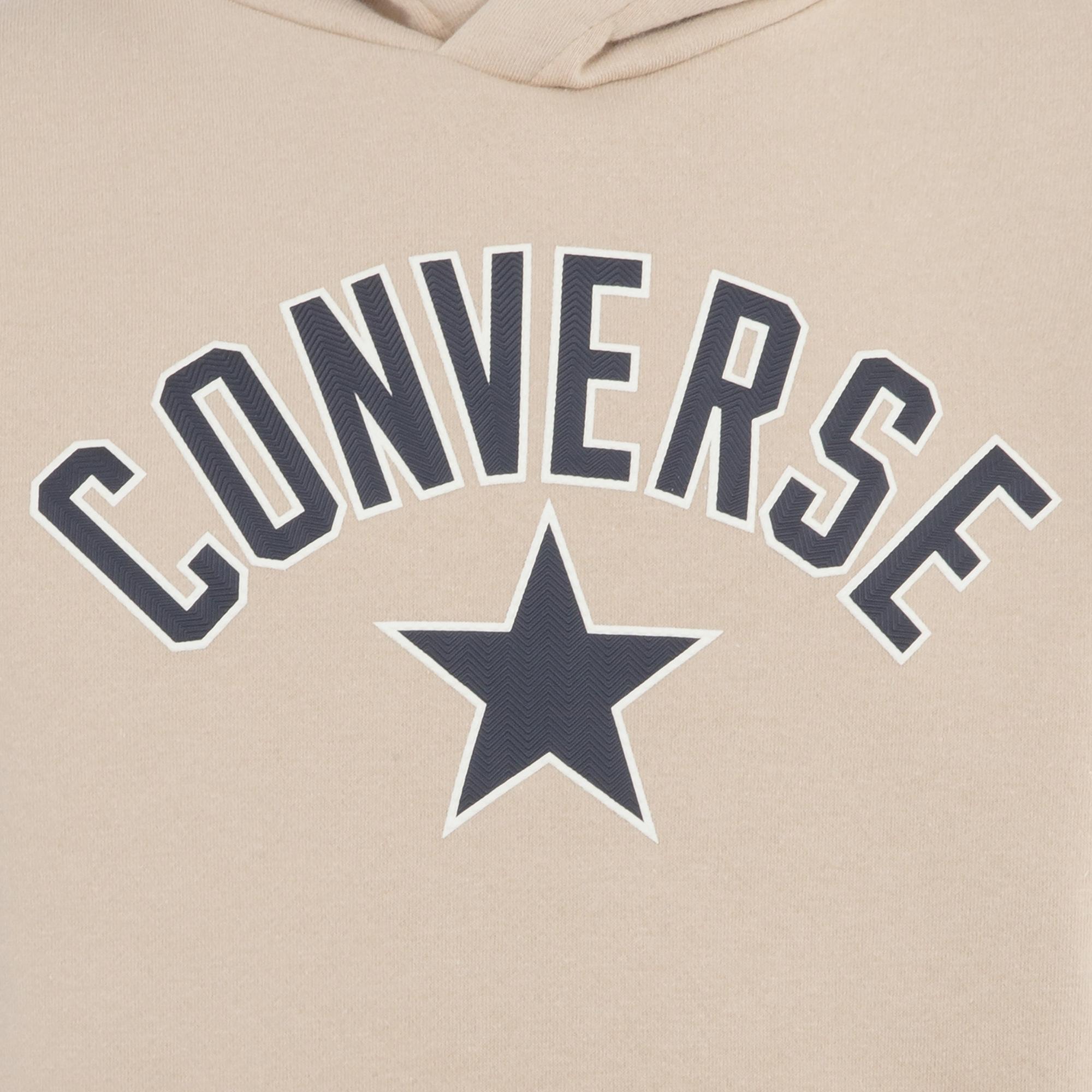 Converse Arch Flc Çocuk Kahverengi Hoodie