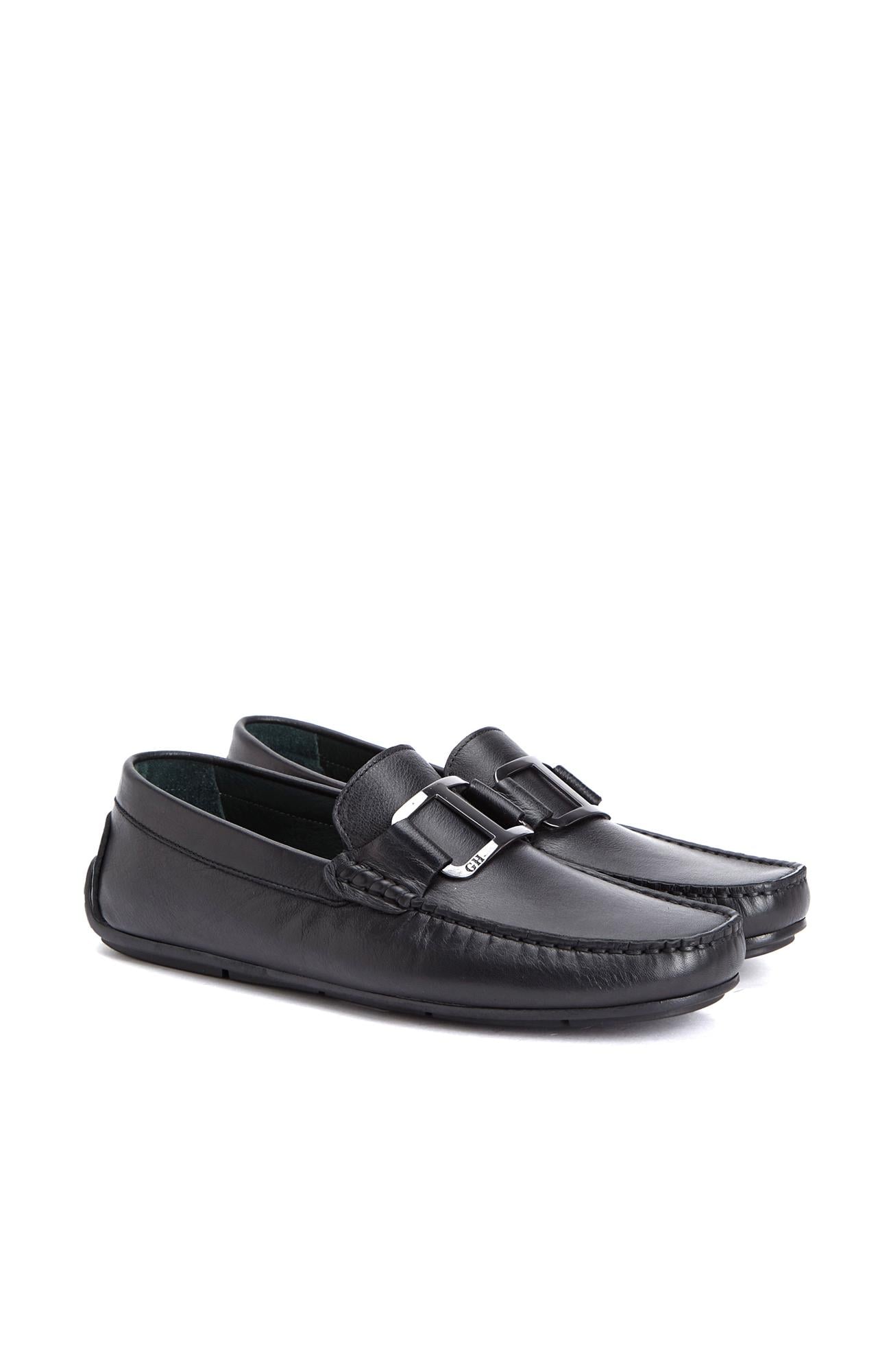 George Hogg Erkek Siyah Loafer
