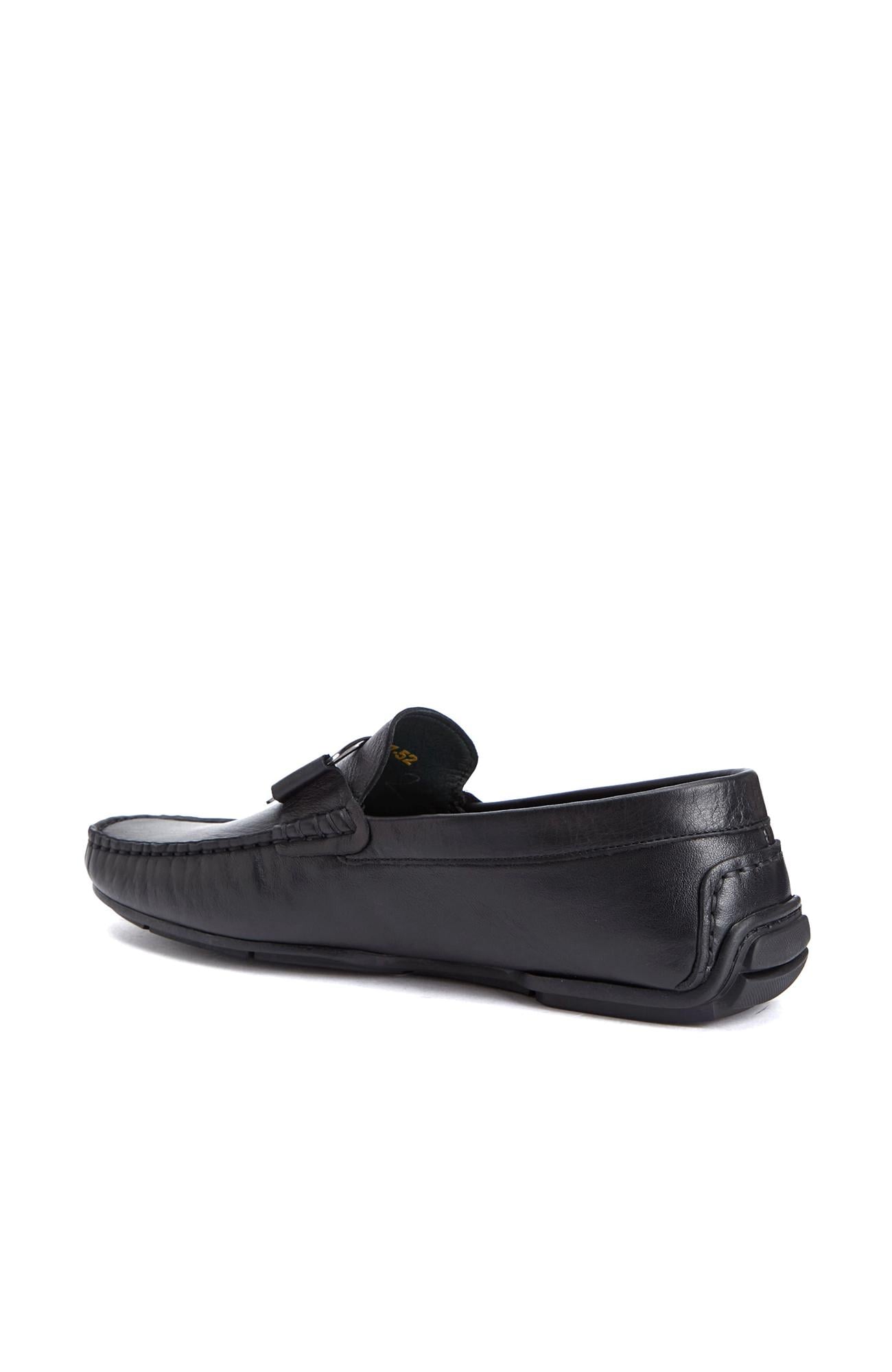 George Hogg Erkek Siyah Loafer