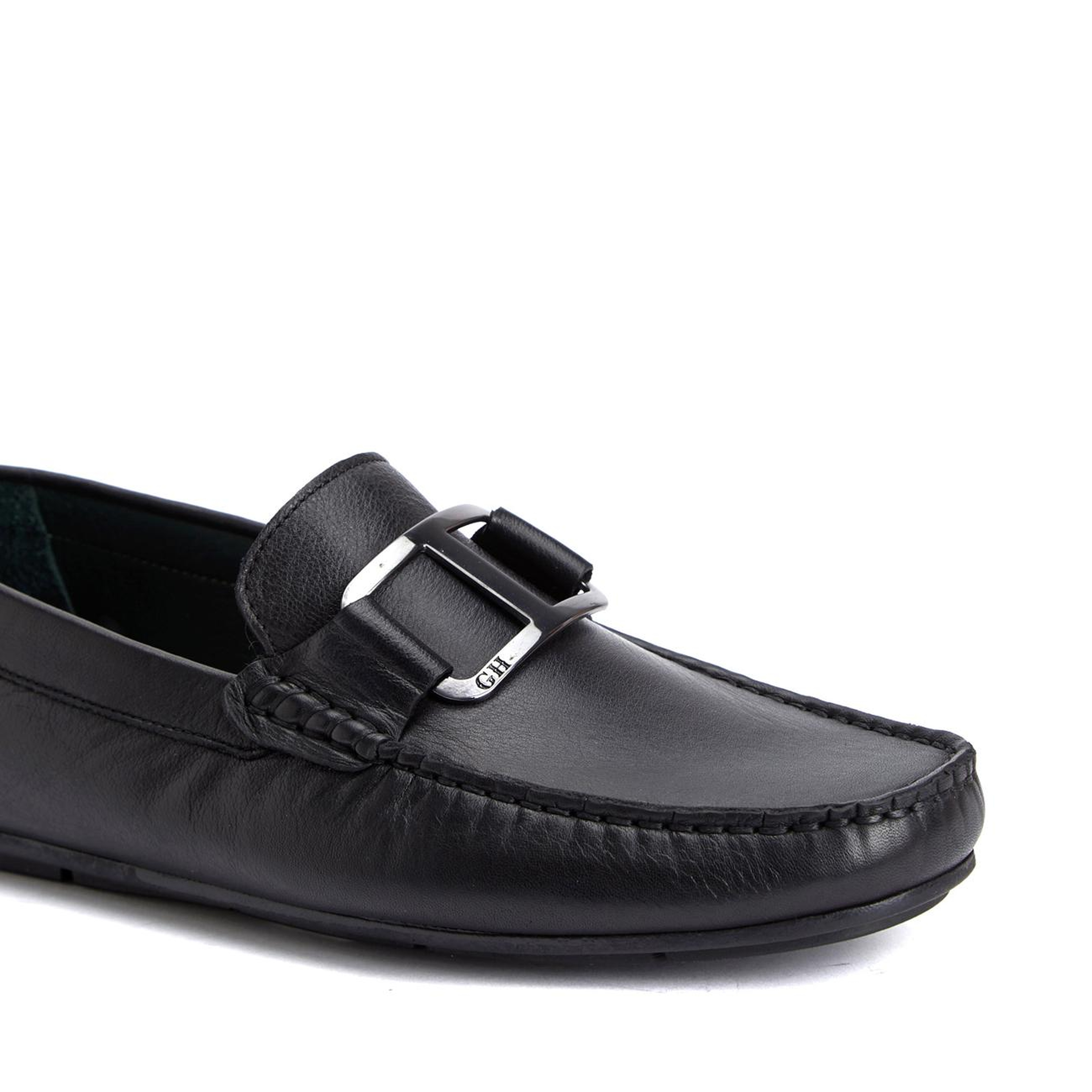 George Hogg Erkek Siyah Loafer