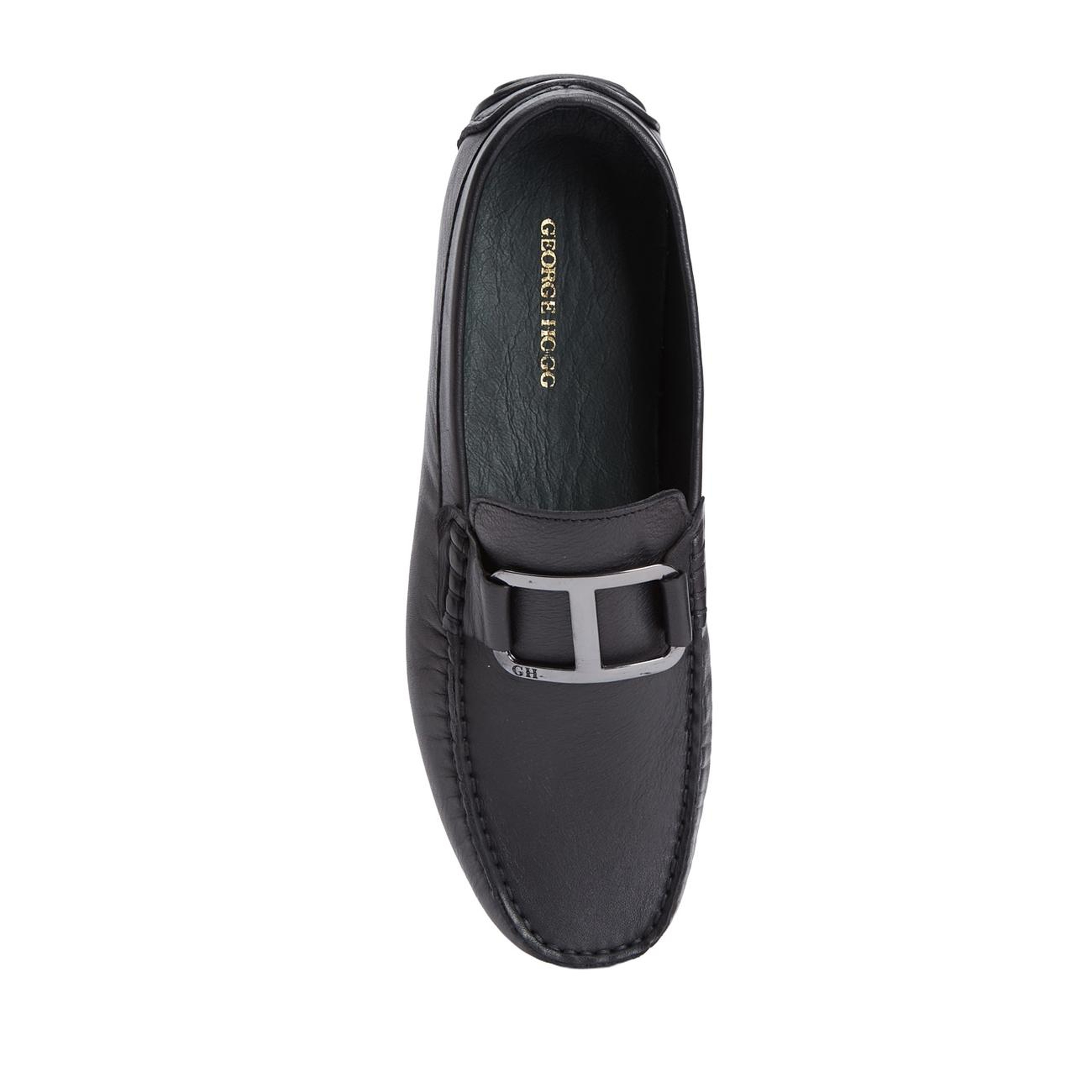 George Hogg Erkek Siyah Loafer