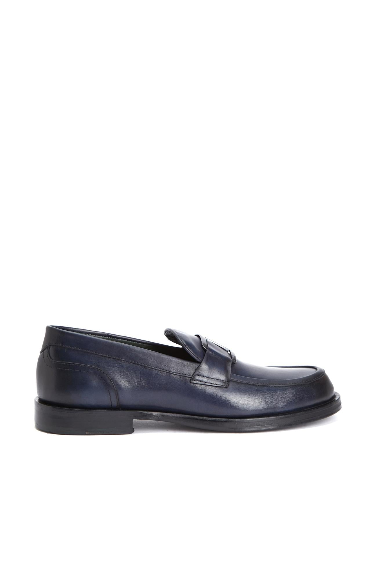 George Hogg Erkek Lacivert Loafer