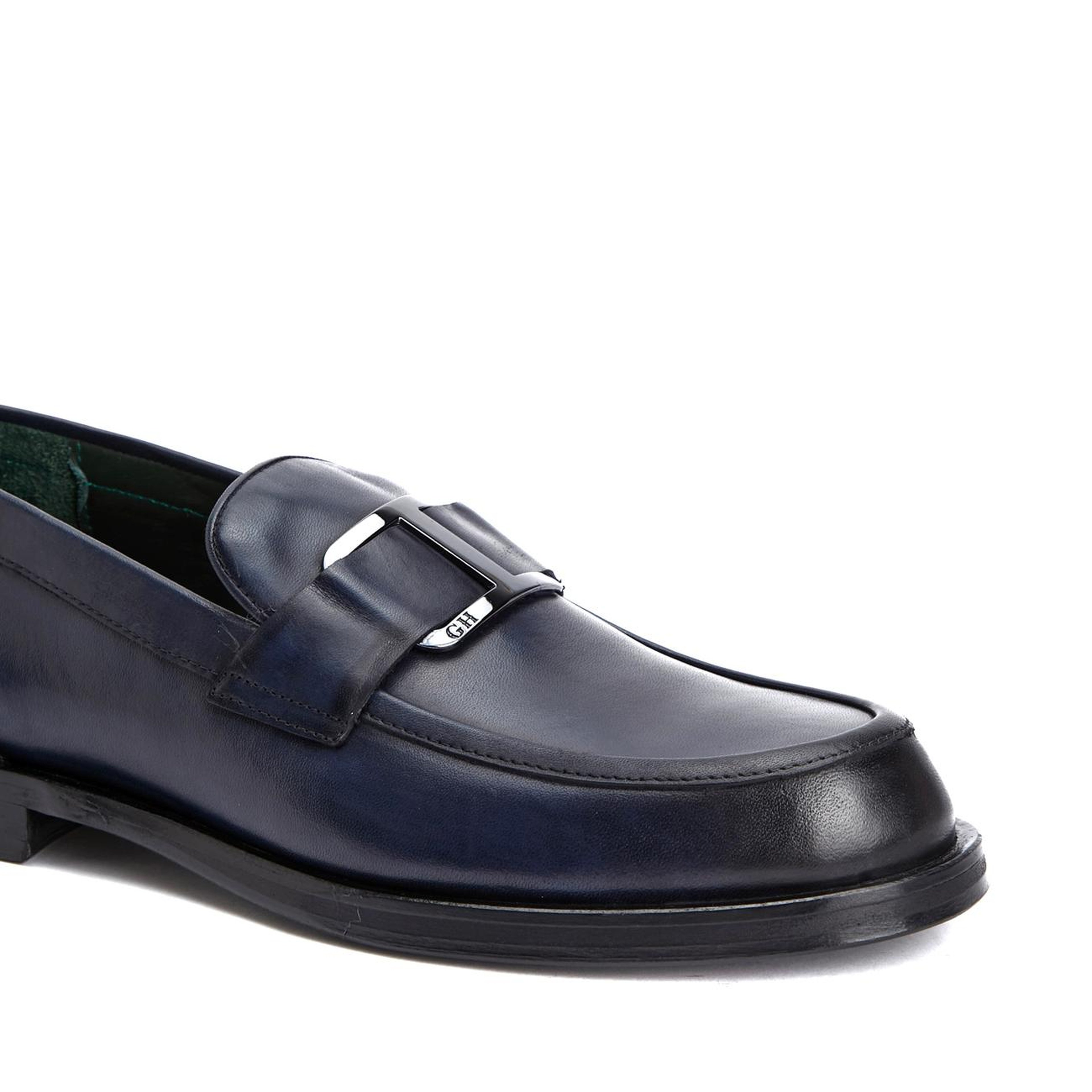 George Hogg Erkek Lacivert Loafer