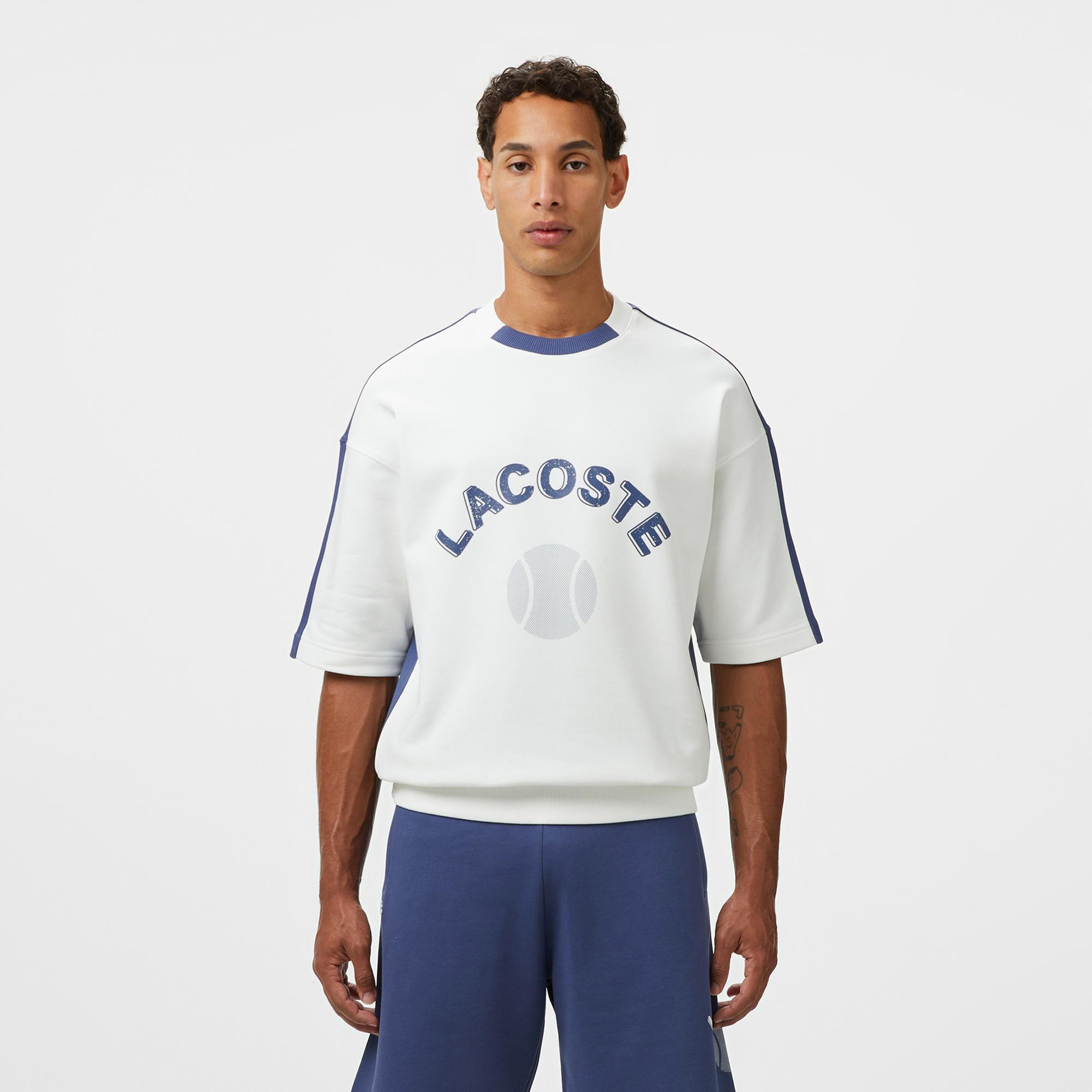 Lacoste Erkek Krem Sweatshirt