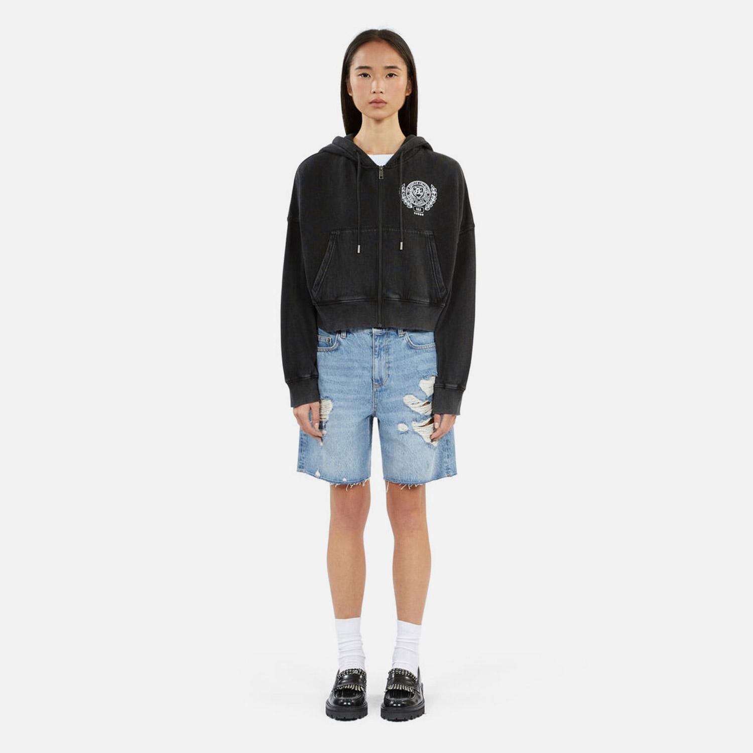 KADIN SİYAH SWEATSHIRT