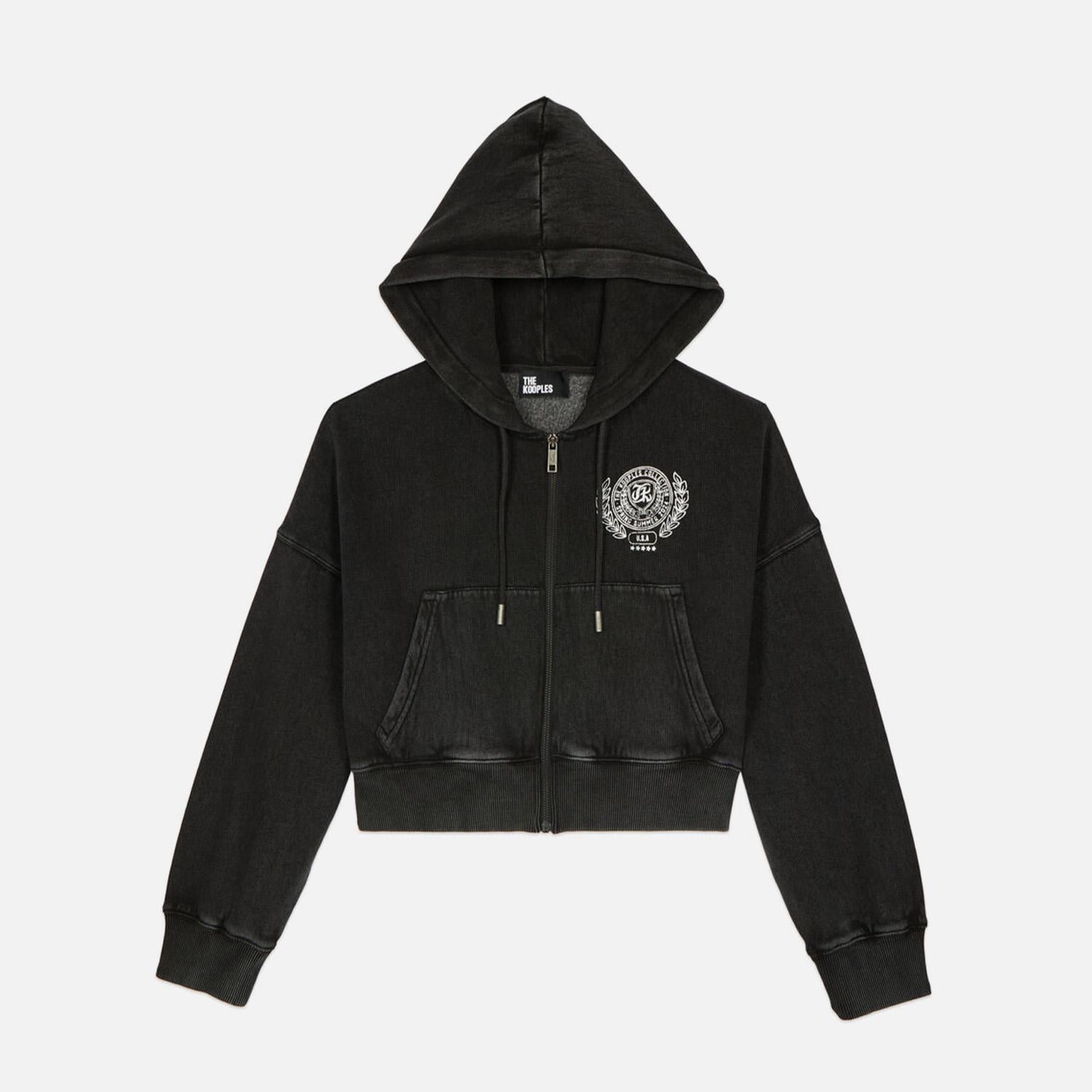 KADIN SİYAH SWEATSHIRT