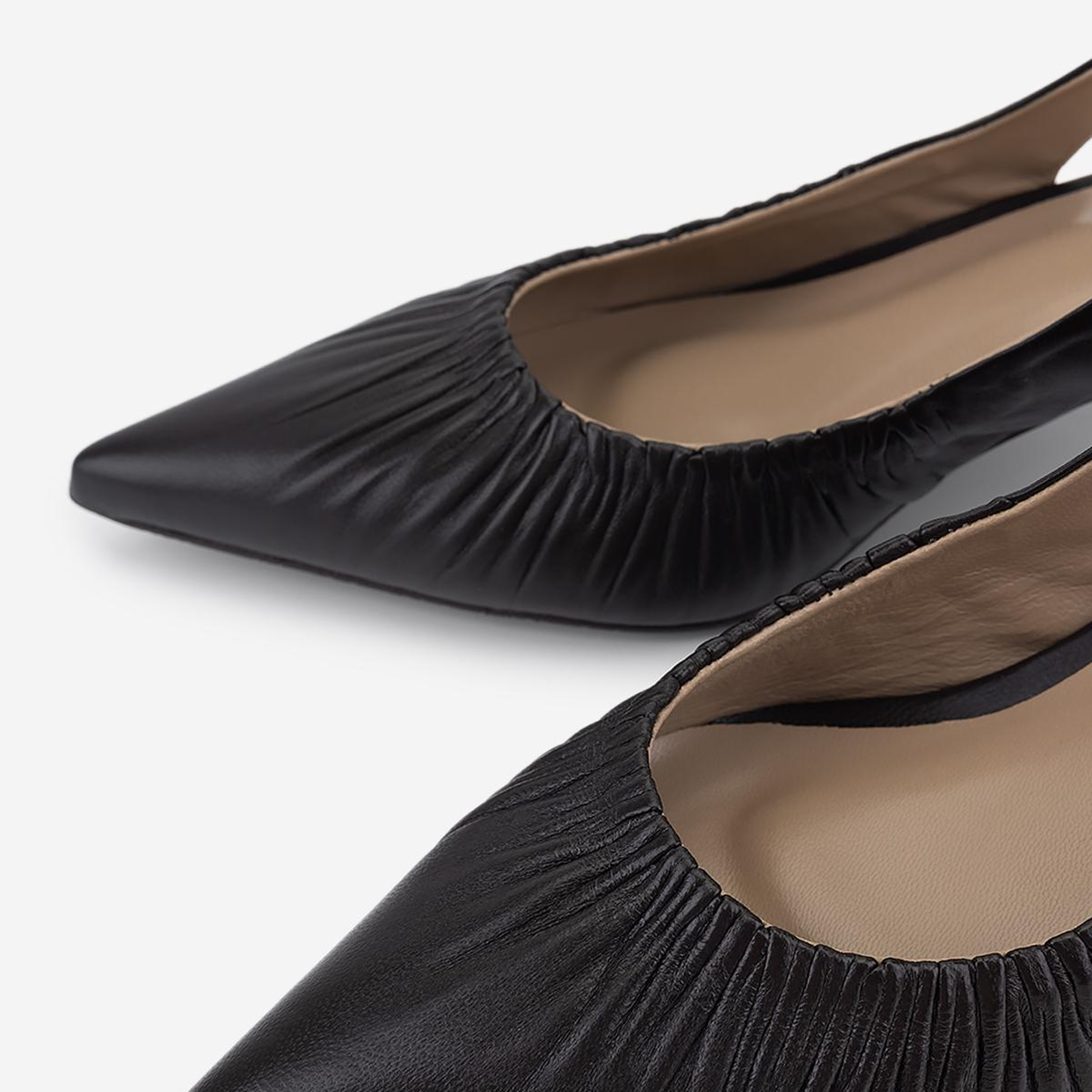 Valmenti Kadın Hakiki Deri Kahverengi Slingback Ayakkabı