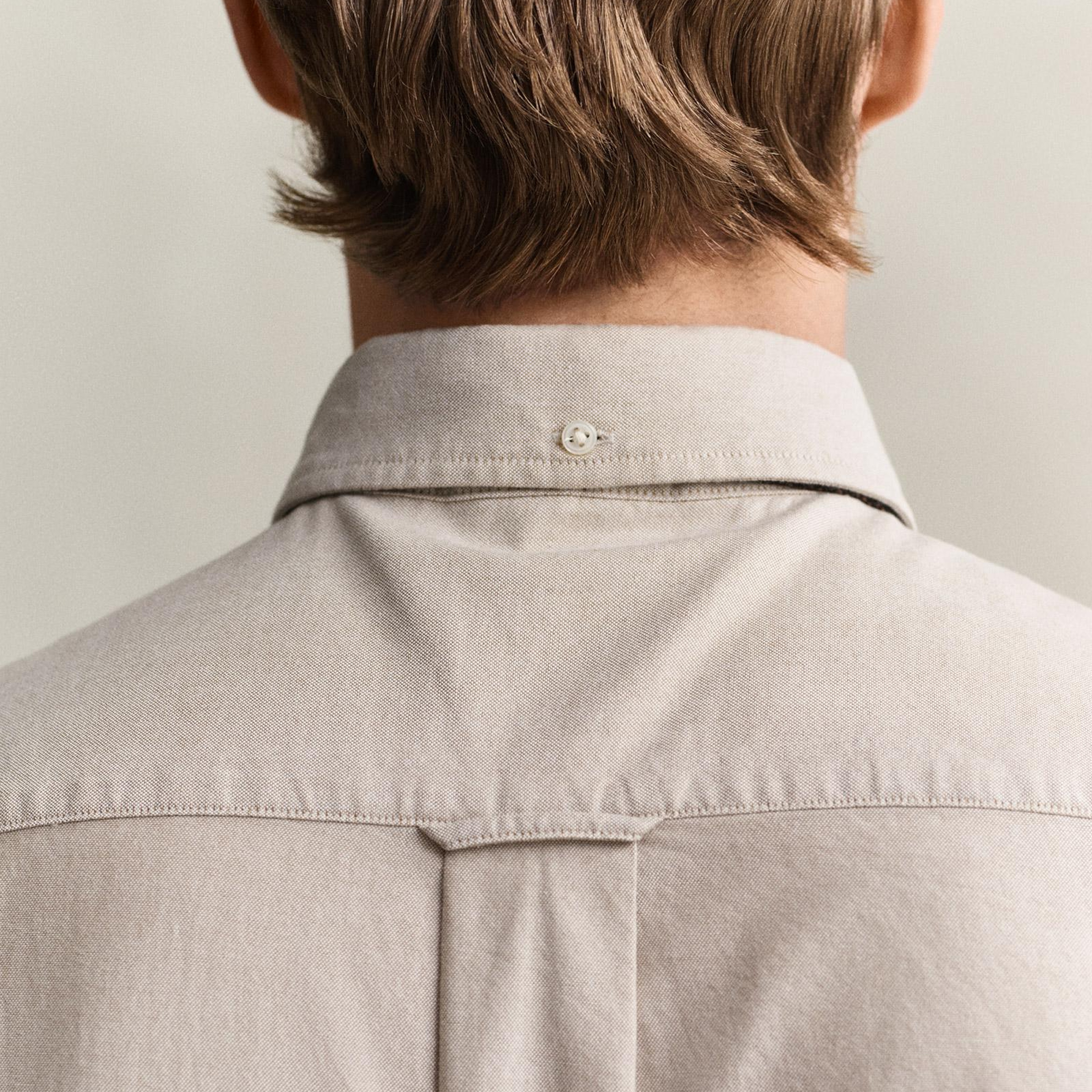GANT Erkek Kahverengi Regular Fit Oxford Gömlek