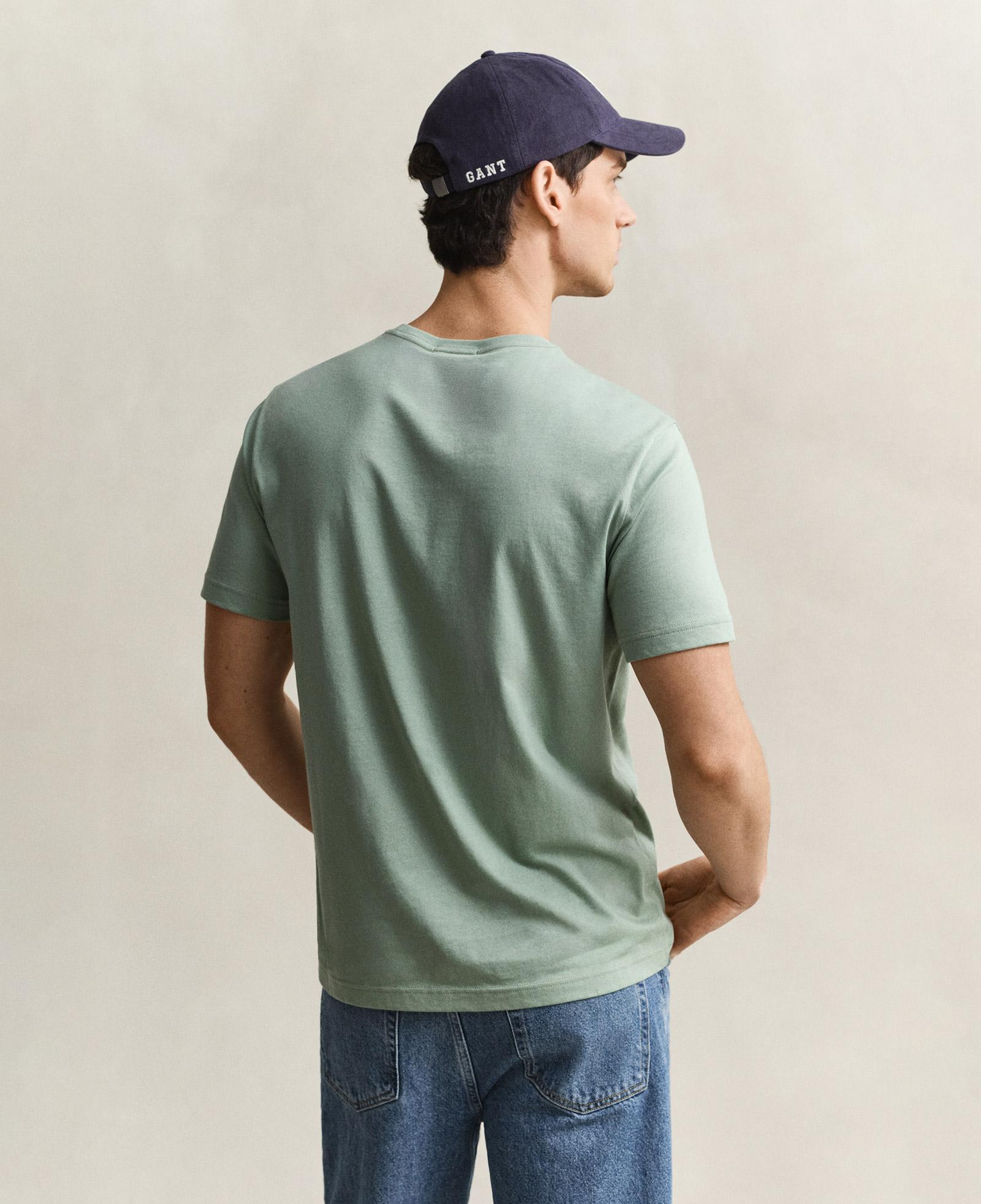 GANT Erkek Yeşil Regular Fit T-Shirt