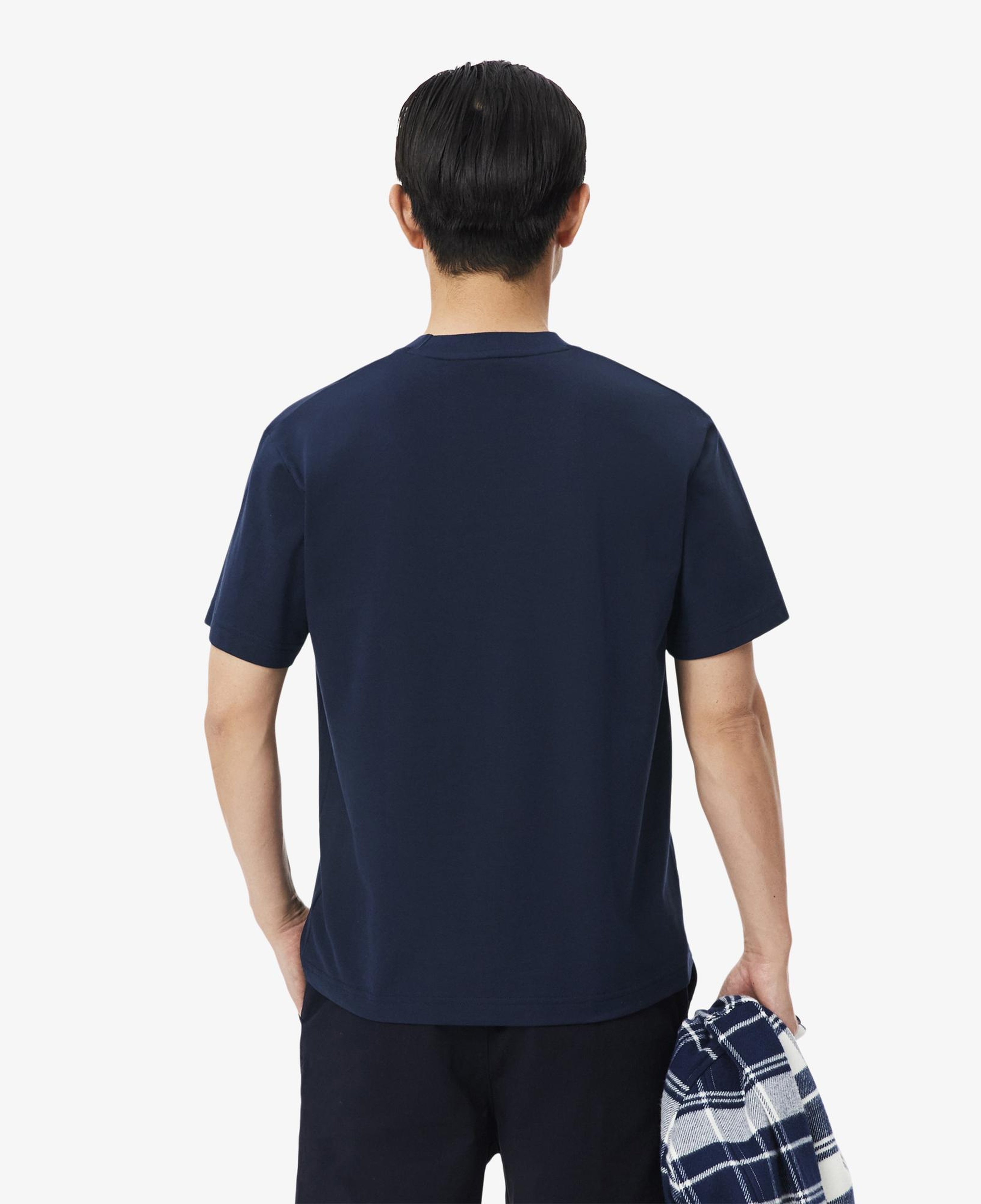Erkek Classic Fit Bisiklet Yaka Lacivert T-Shirt