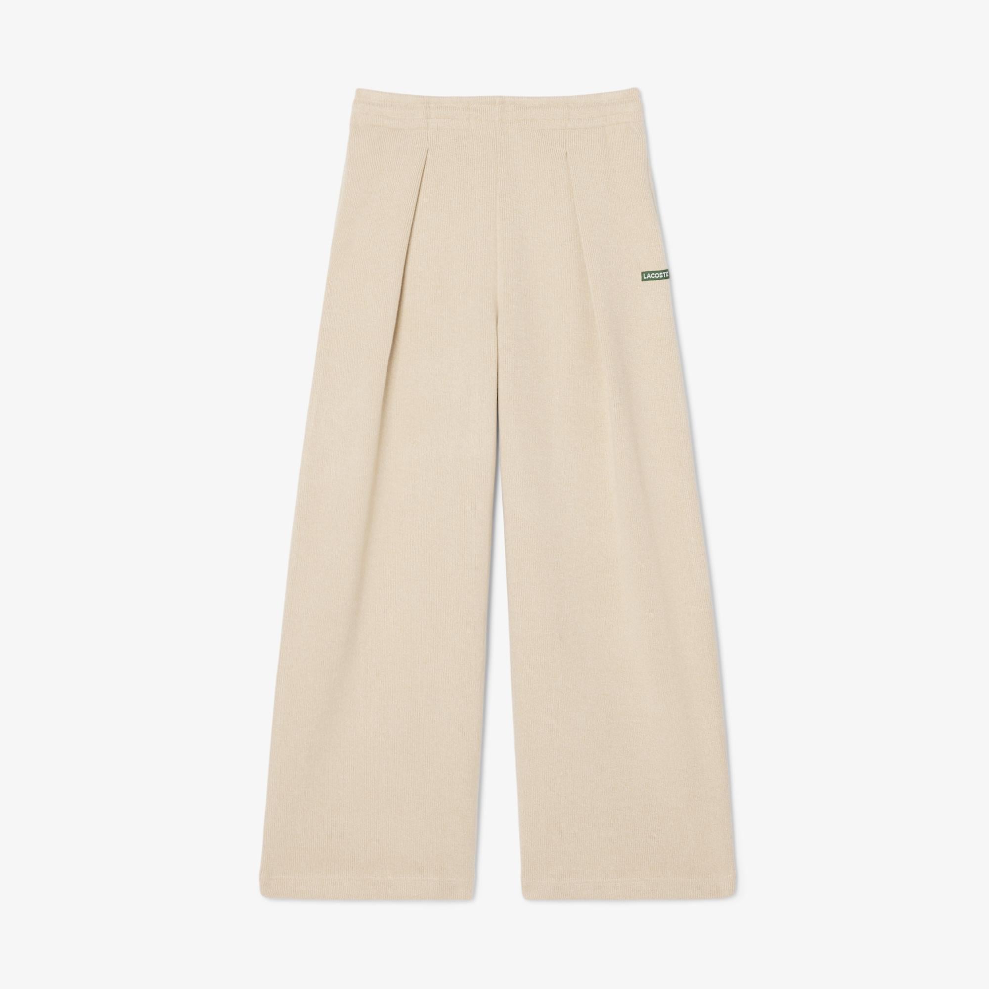 Kadın Flare Fit Bej Eşofman Altı