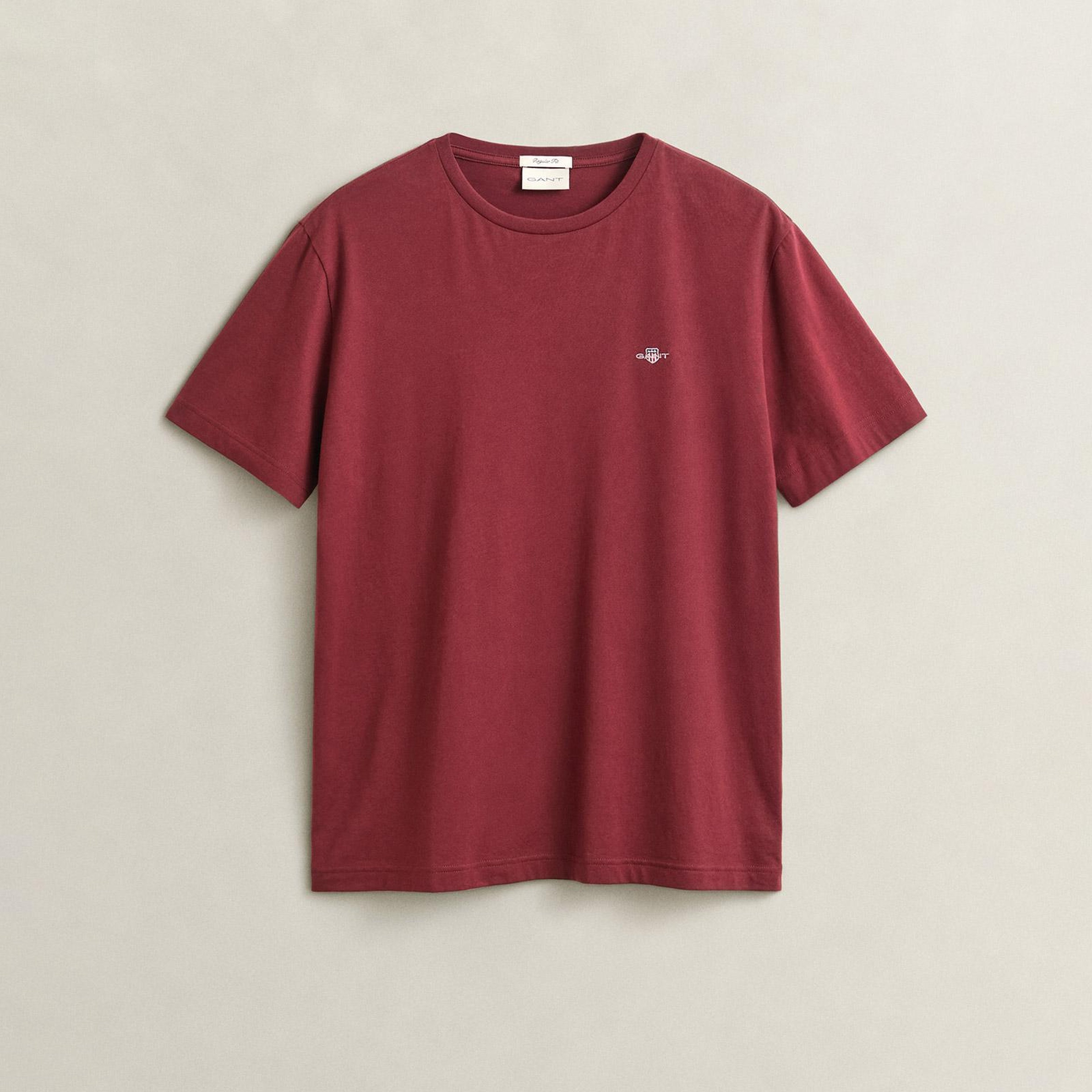 GANT Erkek Kırmızı Regular Fit T-Shirt