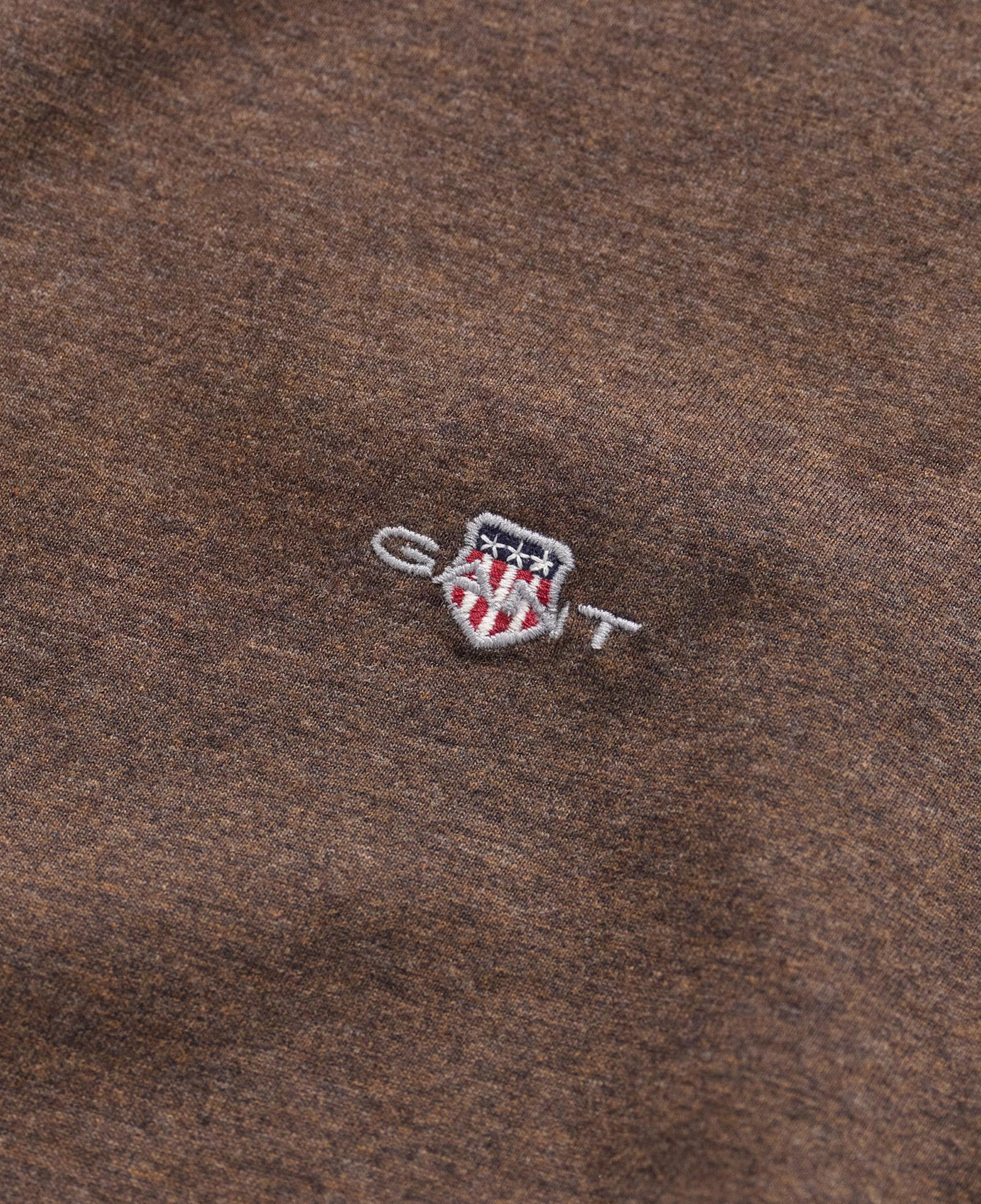 GANT Erkek Kahverengi Regular Fit T-Shirt