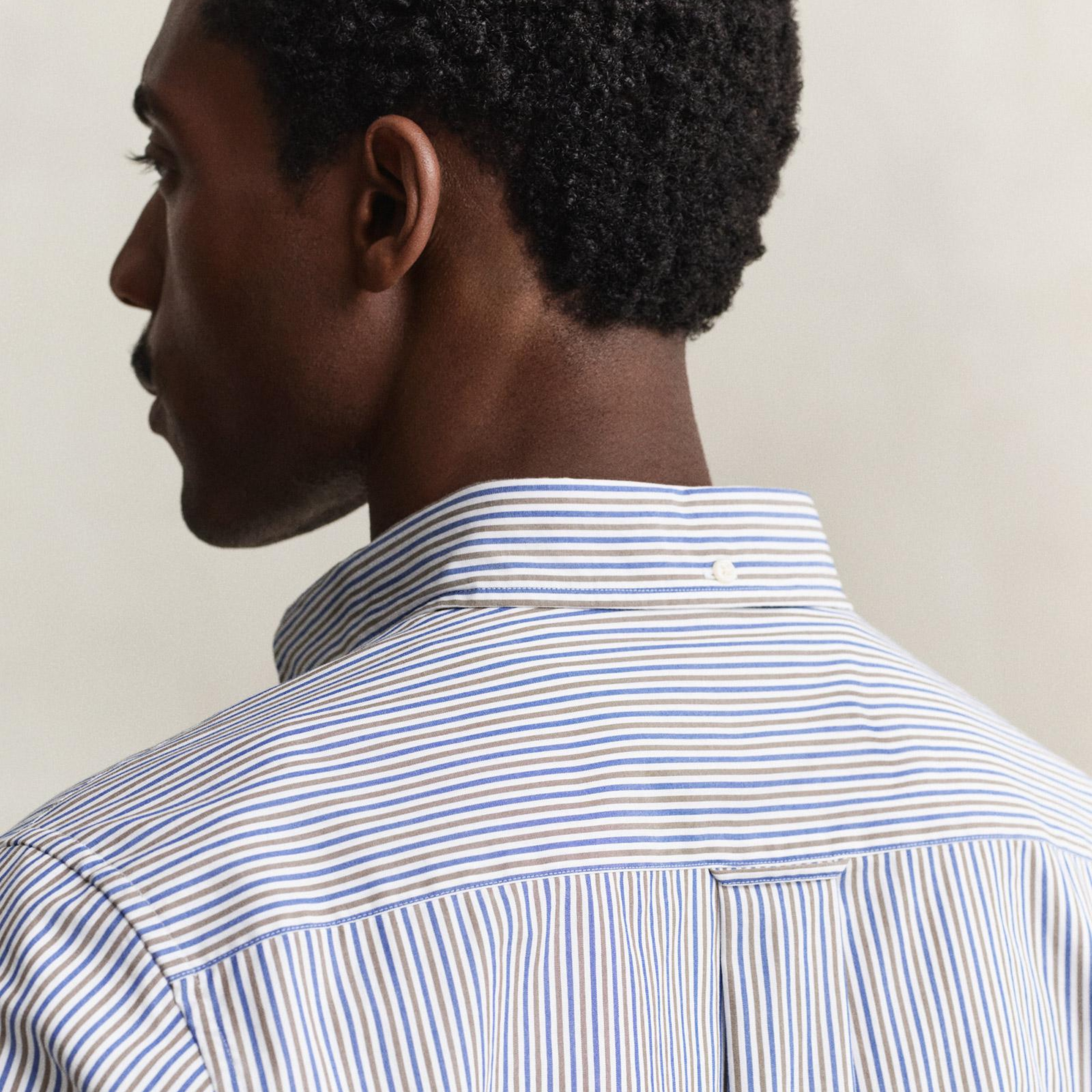 GANT Erkek Kahverengi Regular Fit Poplin Gömlek