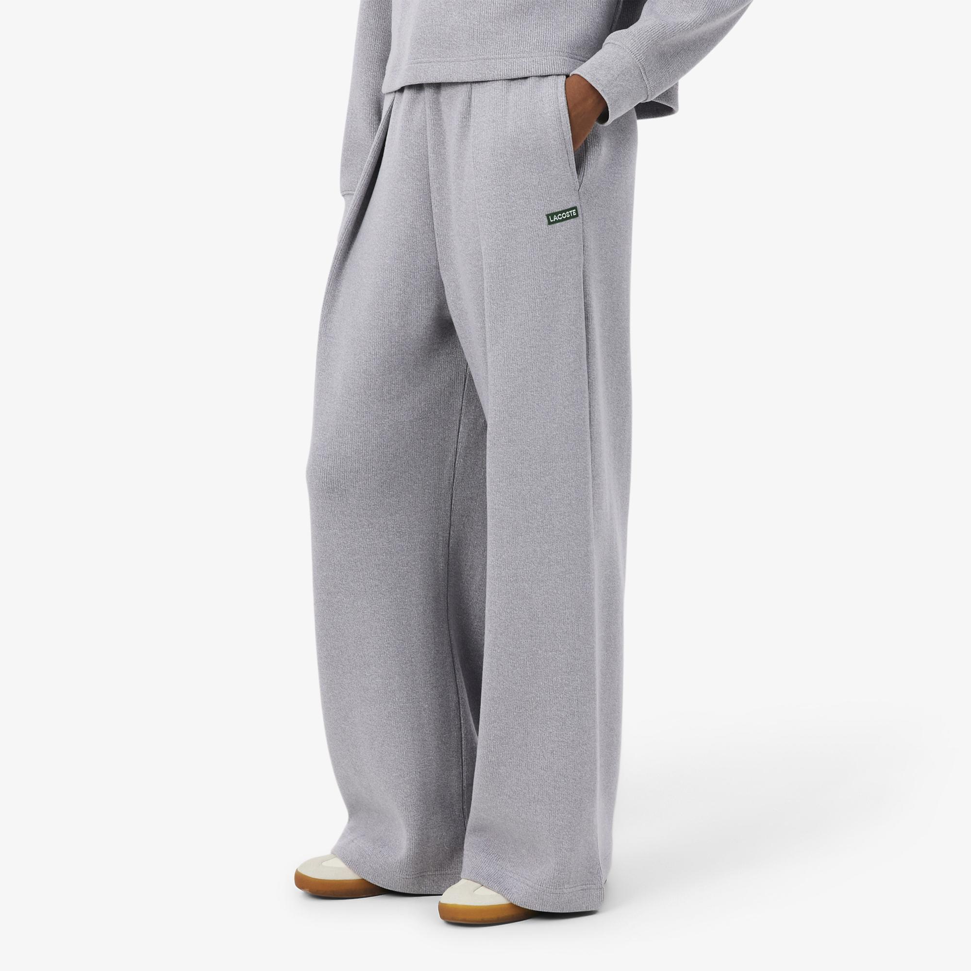 Kadın Flare Fit Gri Eşofman Altı