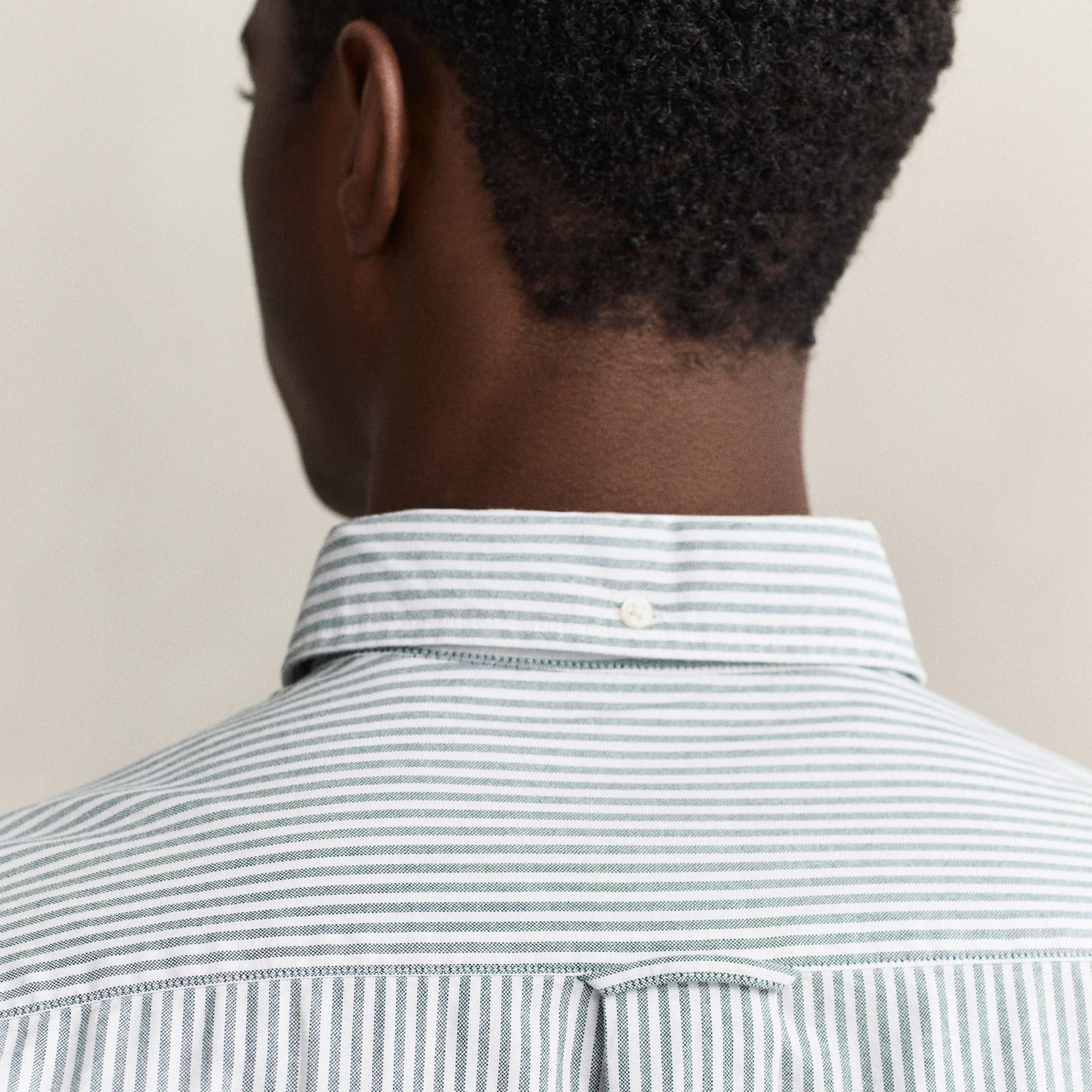 GANT Erkek Yeşil Regular Fit Oxford Gömlek