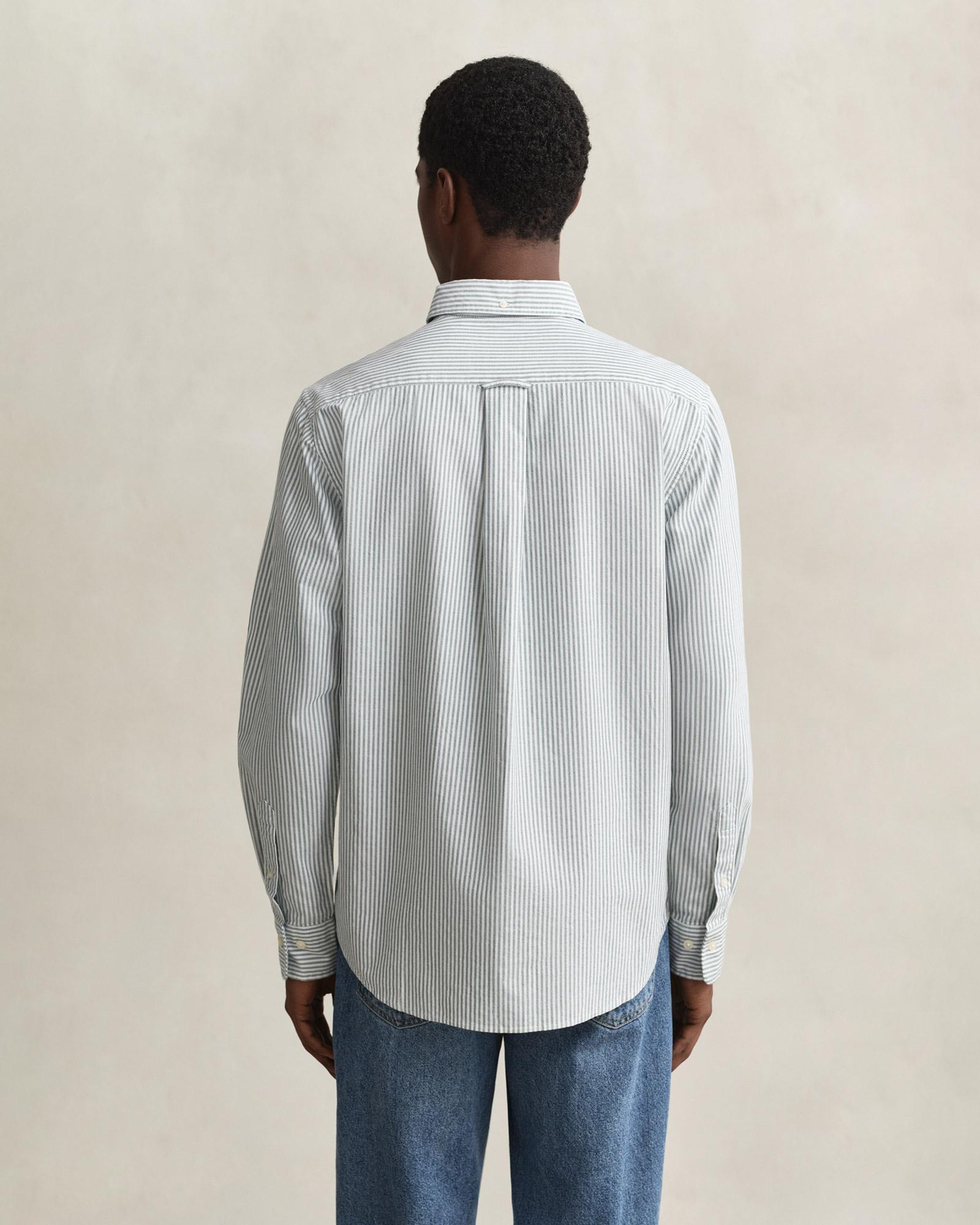 GANT Erkek Yeşil Regular Fit Oxford Gömlek