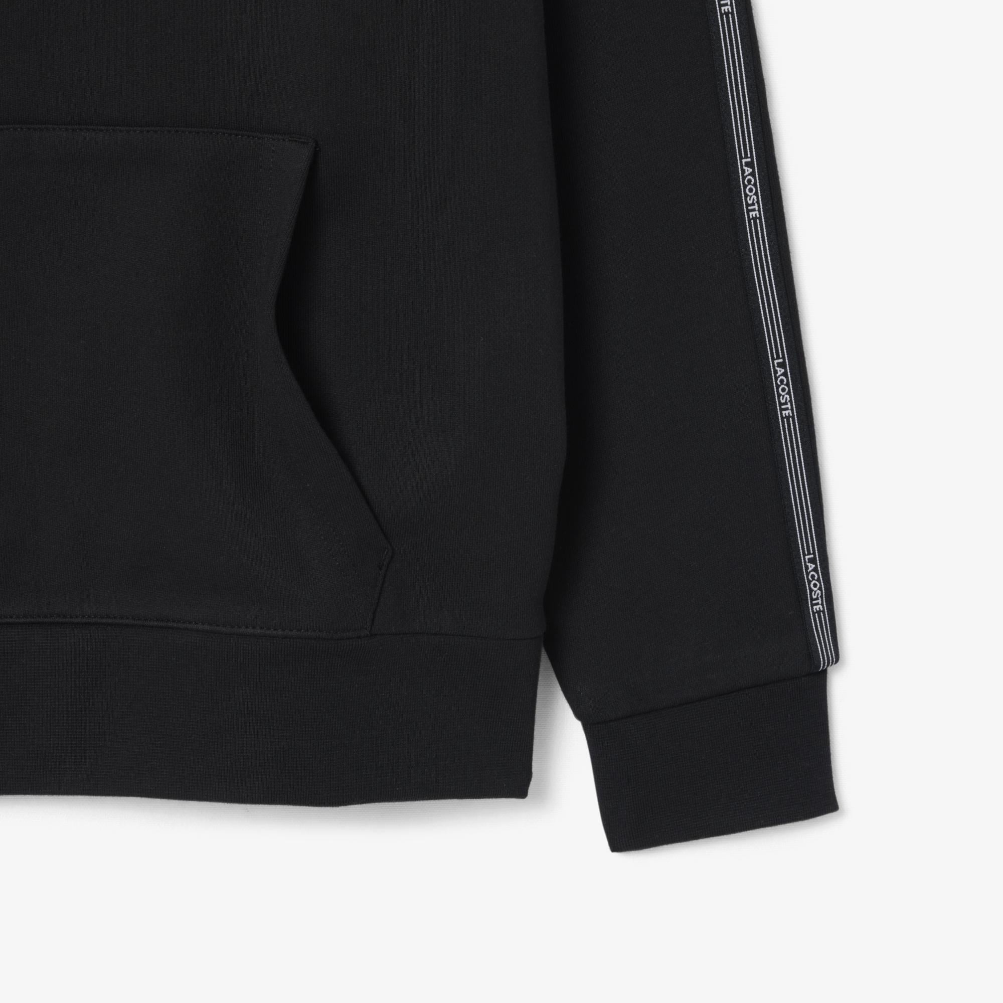 Erkek Classic Fit Kapüşonlu Siyah Sweatshirt
