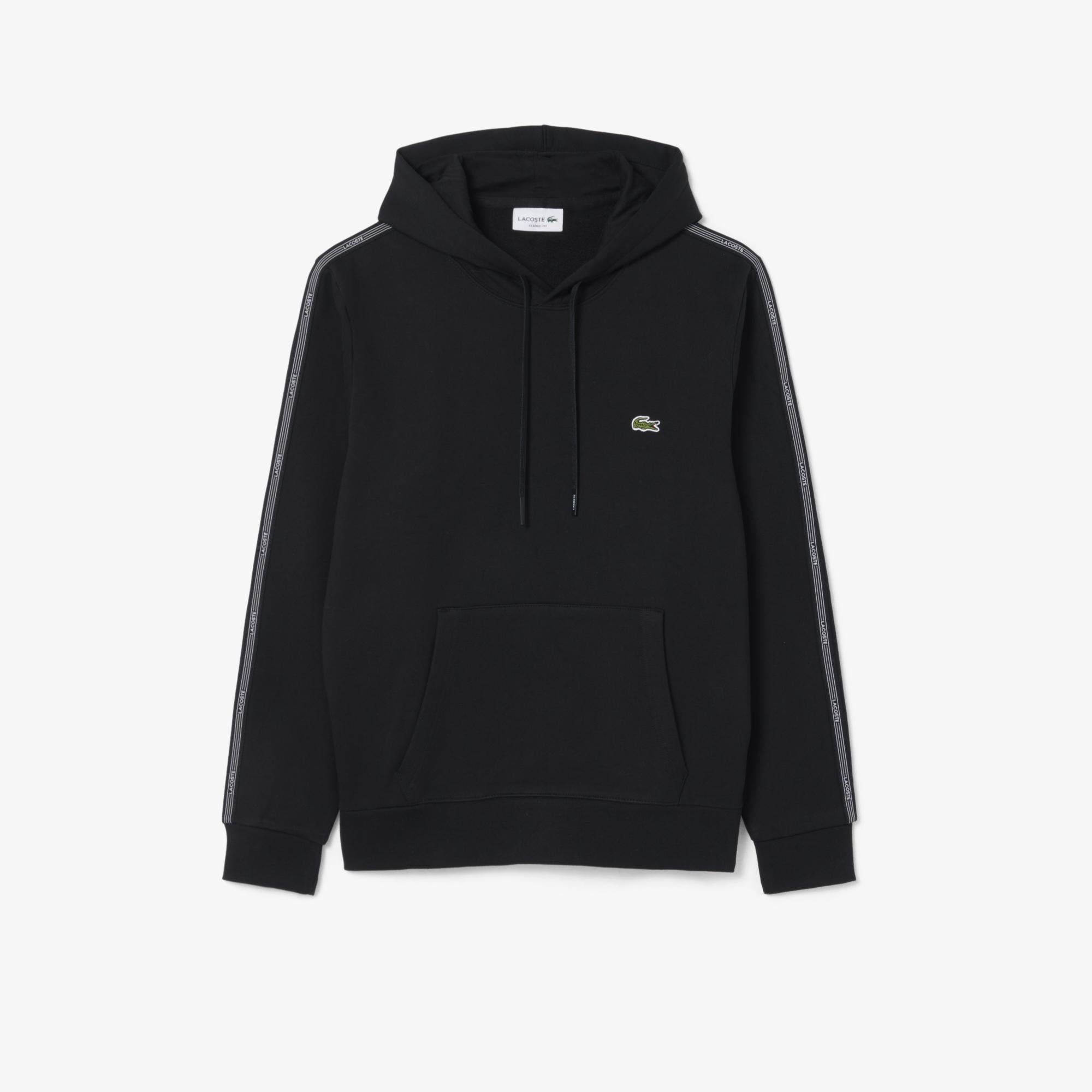 Erkek Classic Fit Kapüşonlu Siyah Sweatshirt