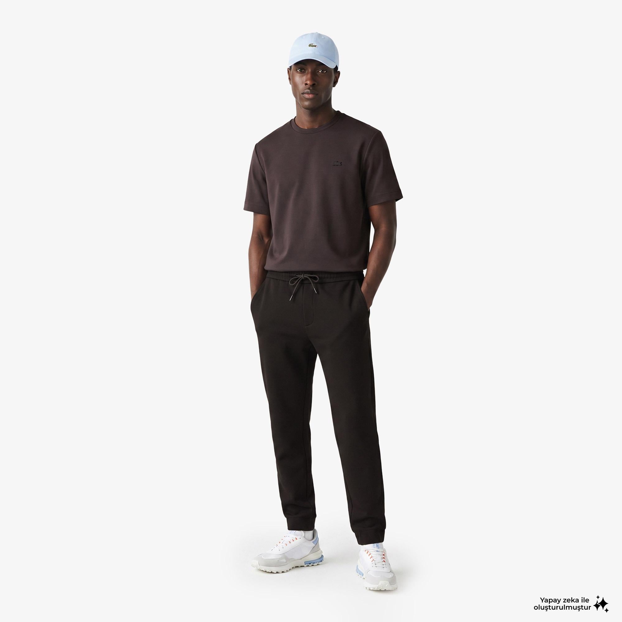 Erkek Tapered Fit Kahverengi Pantolon