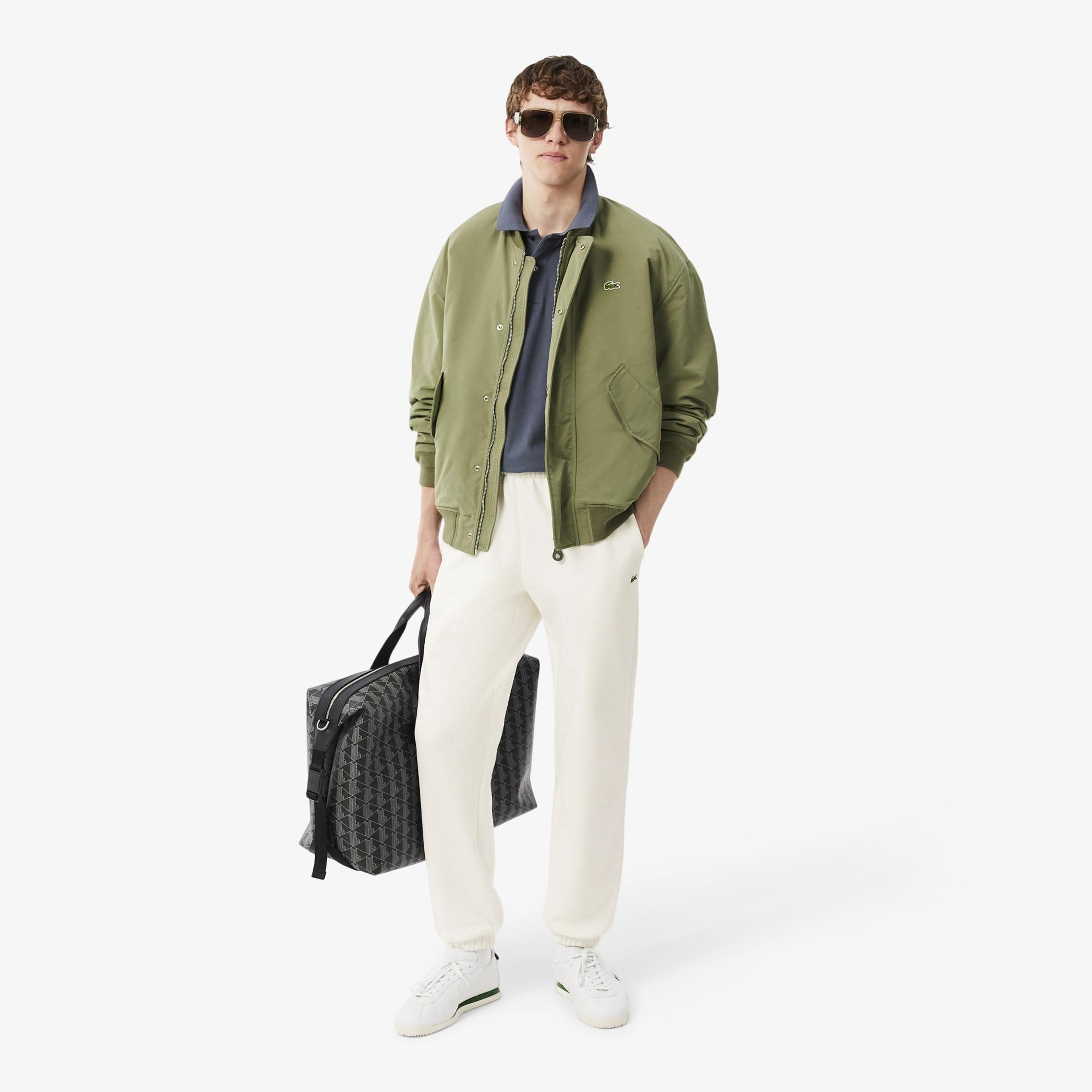 Erkek Regular Fit Krem Eşofman Altı