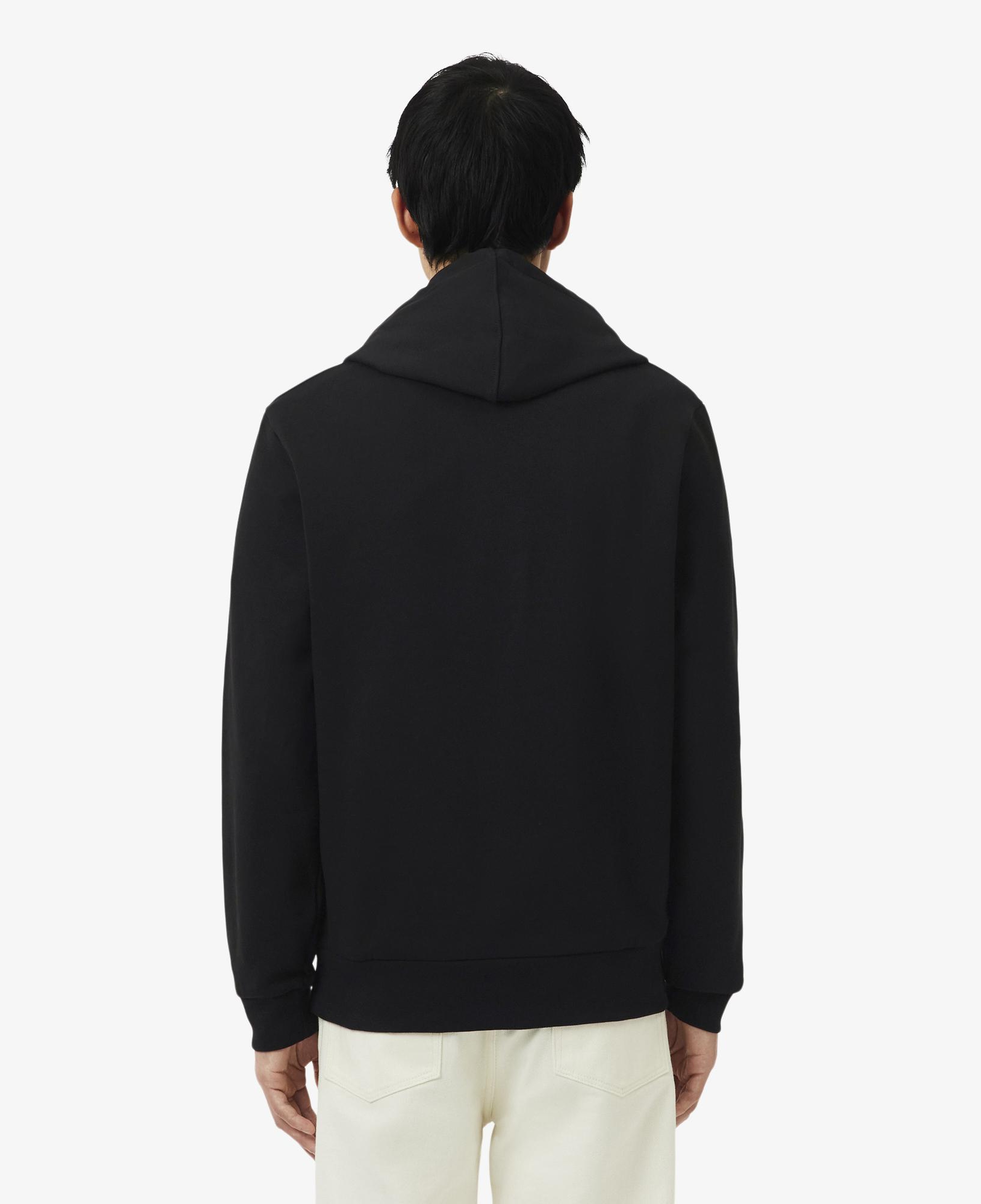 Erkek Classic Fit Kapüşonlu Siyah Sweatshirt
