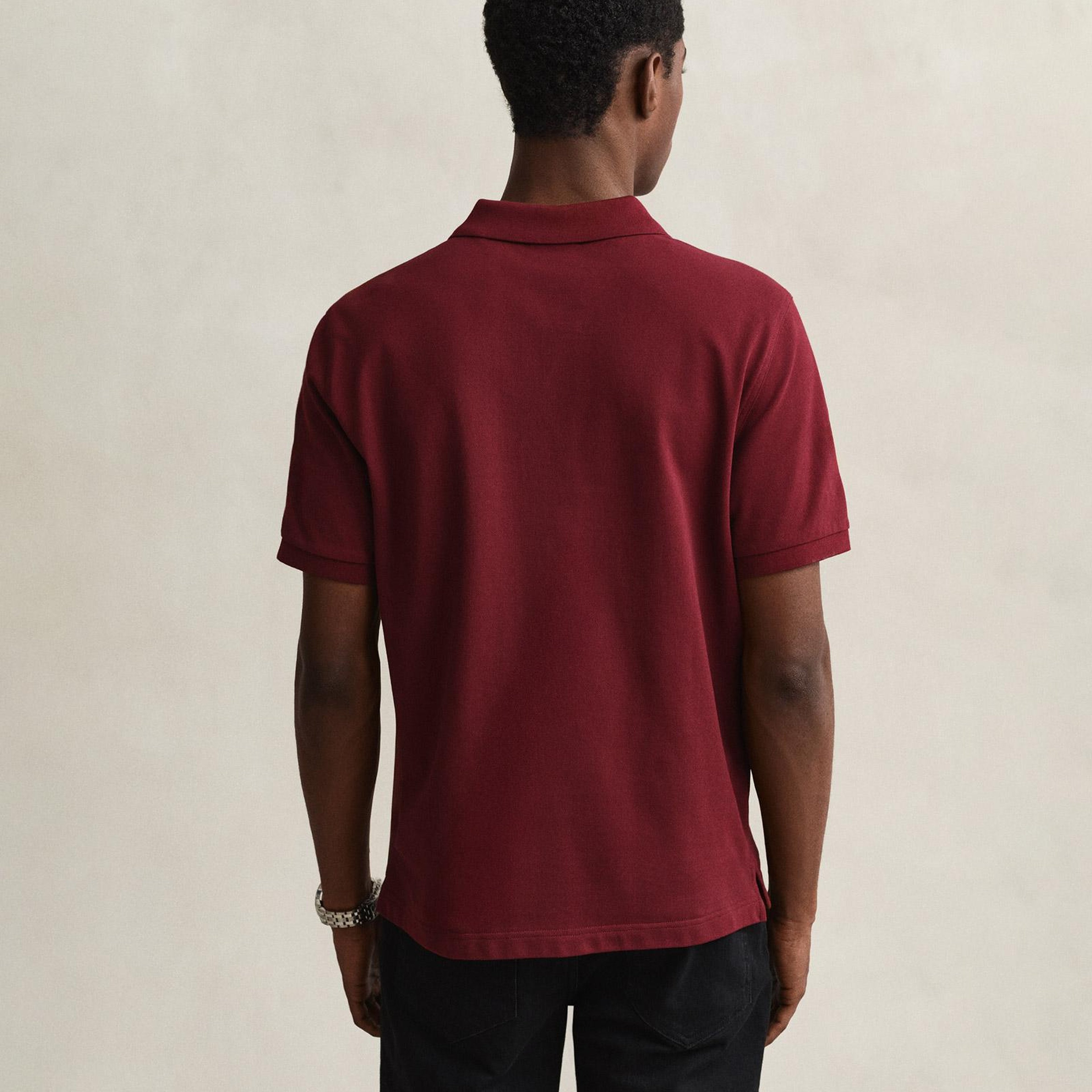 GANT Erkek Kırmızı Regular Fit Polo