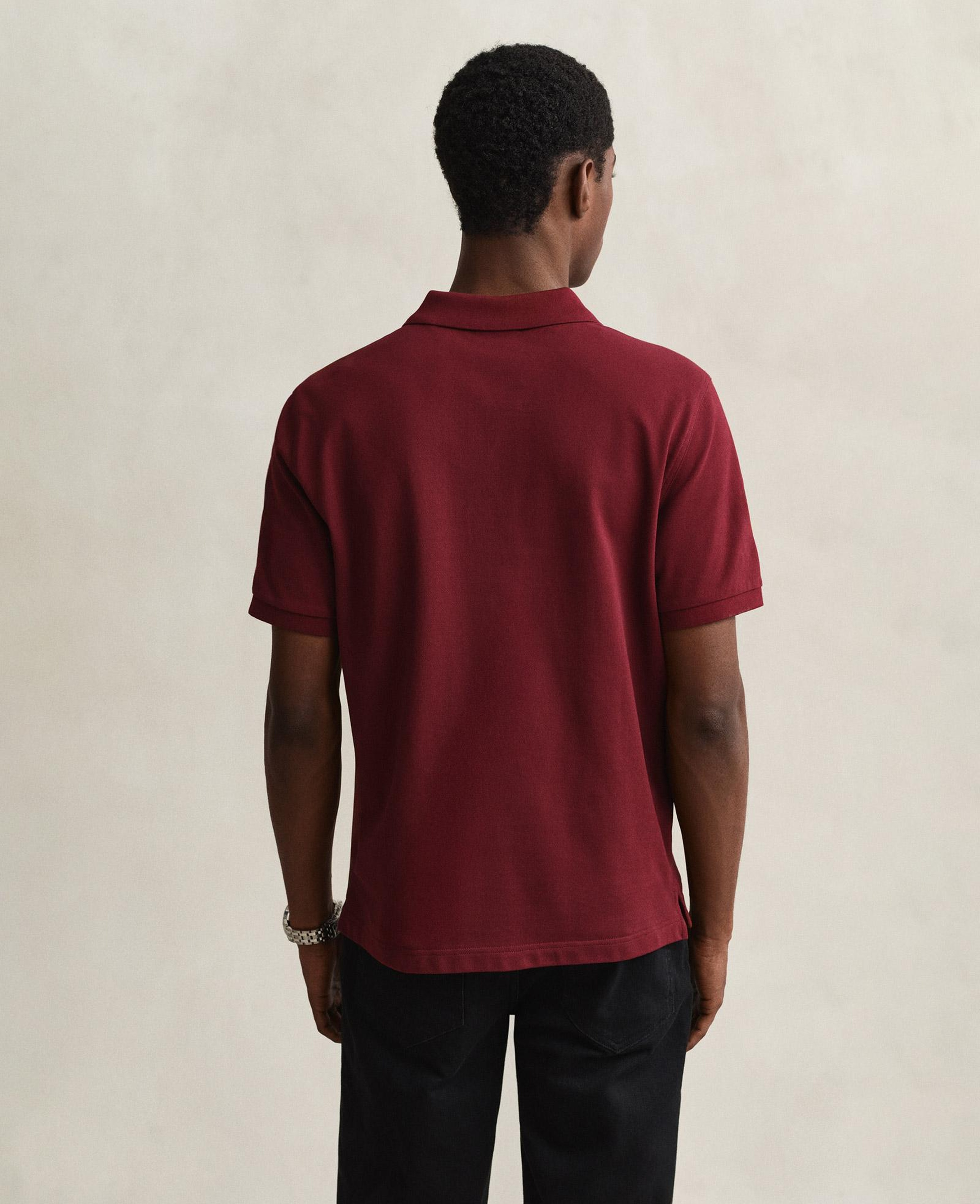 GANT Erkek Kırmızı Regular Fit Polo