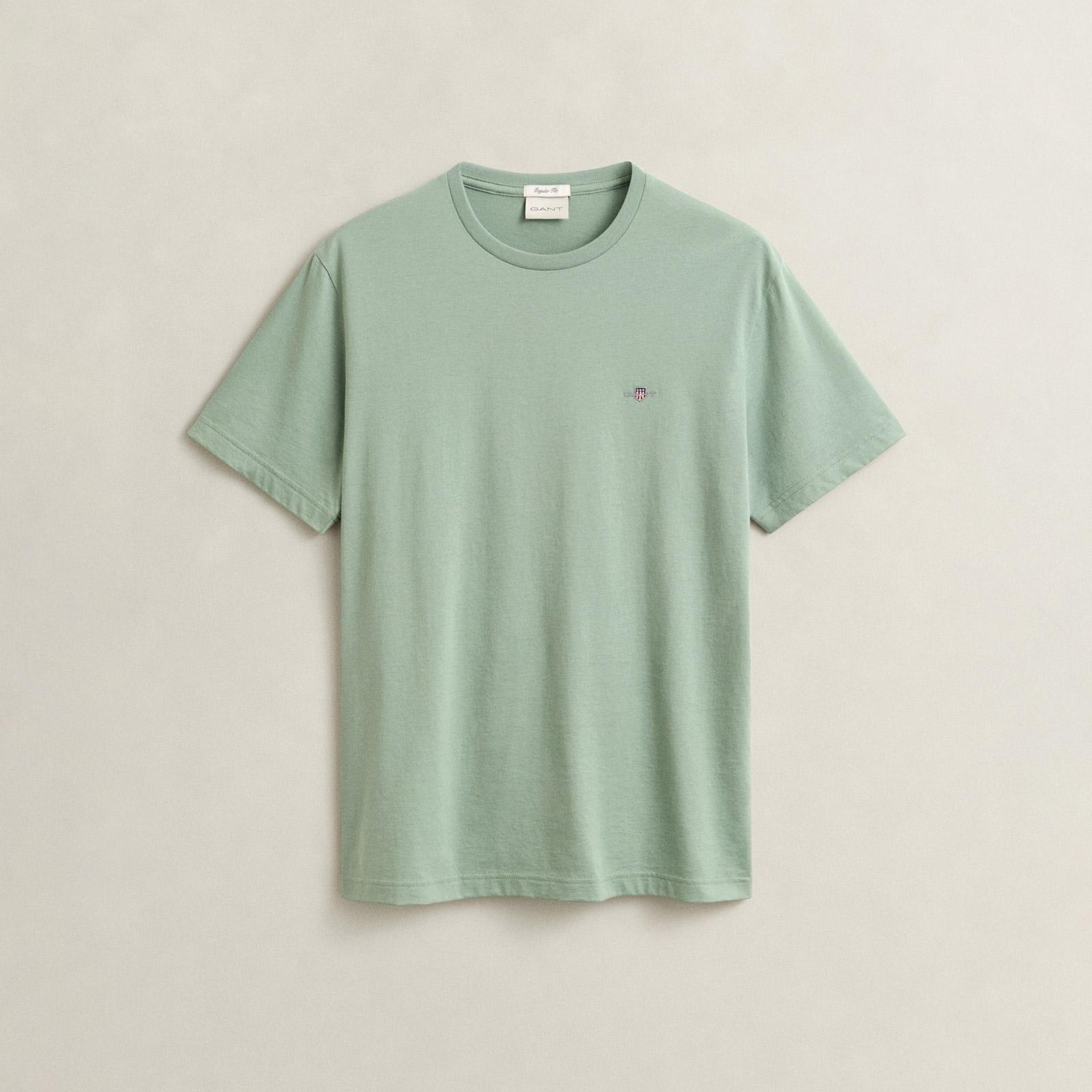 GANT Erkek Yeşil Regular Fit T-Shirt