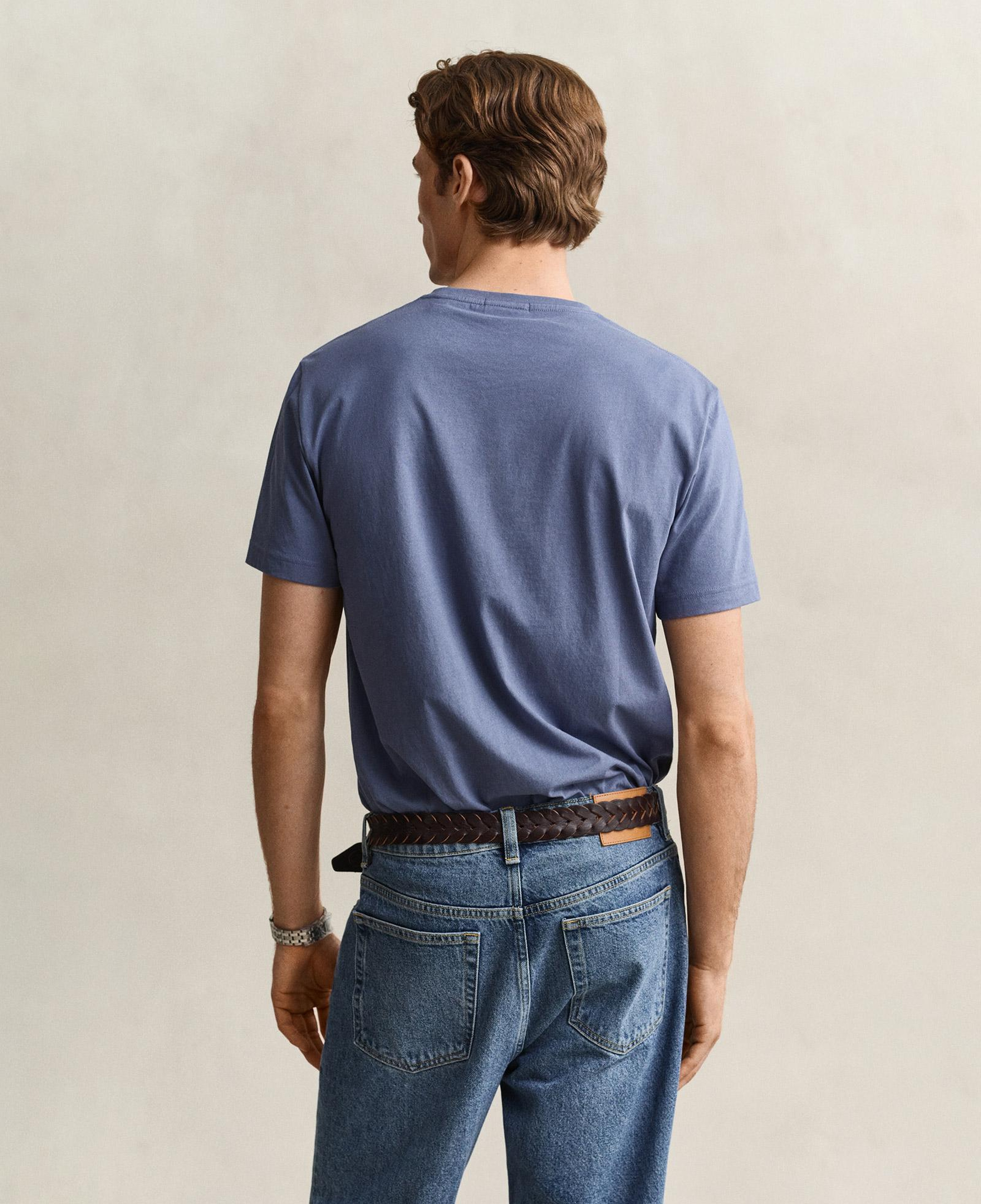 GANT Erkek Mavi Regular Fit T-Shirt