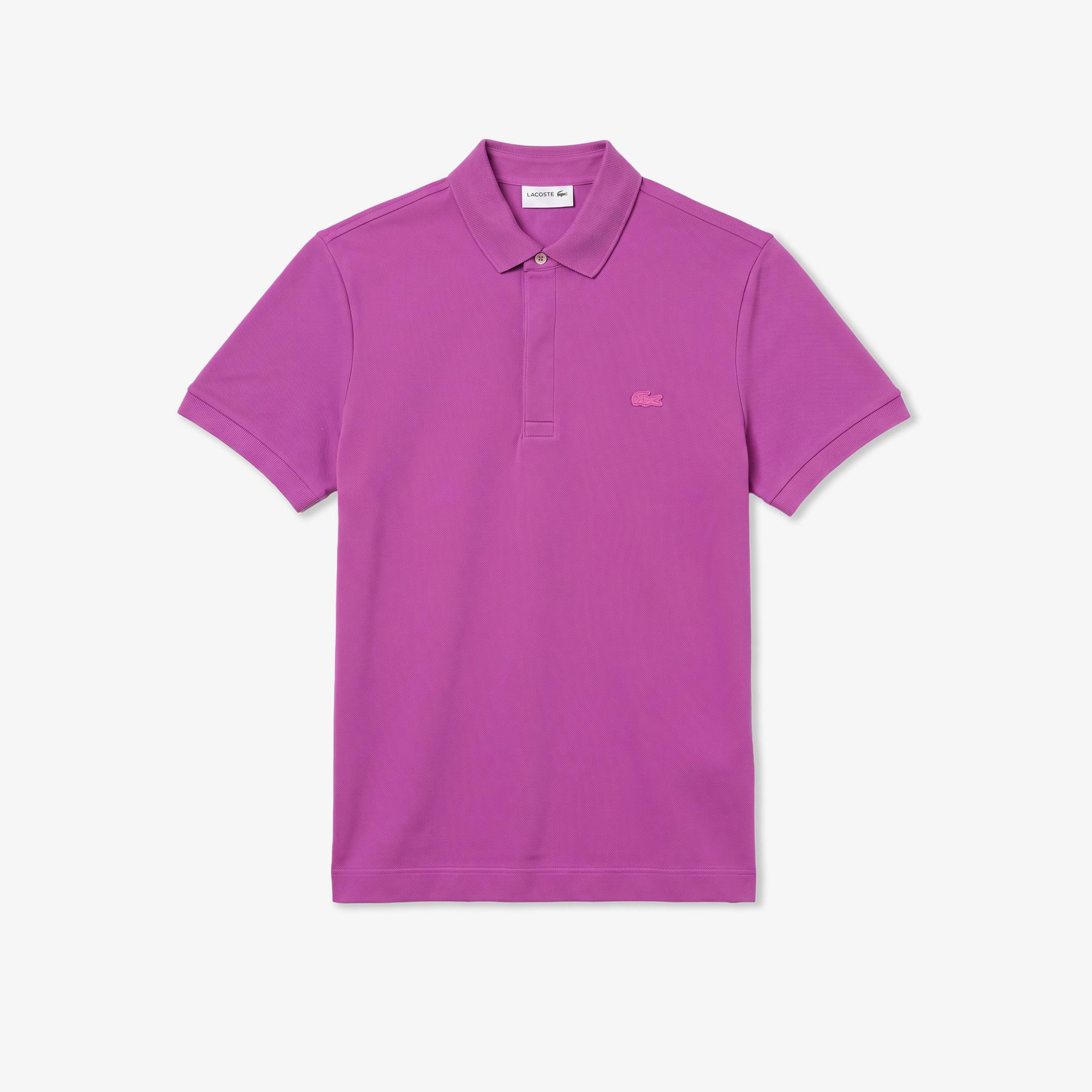 Erkek Regular Fit Pembe Paris Polo