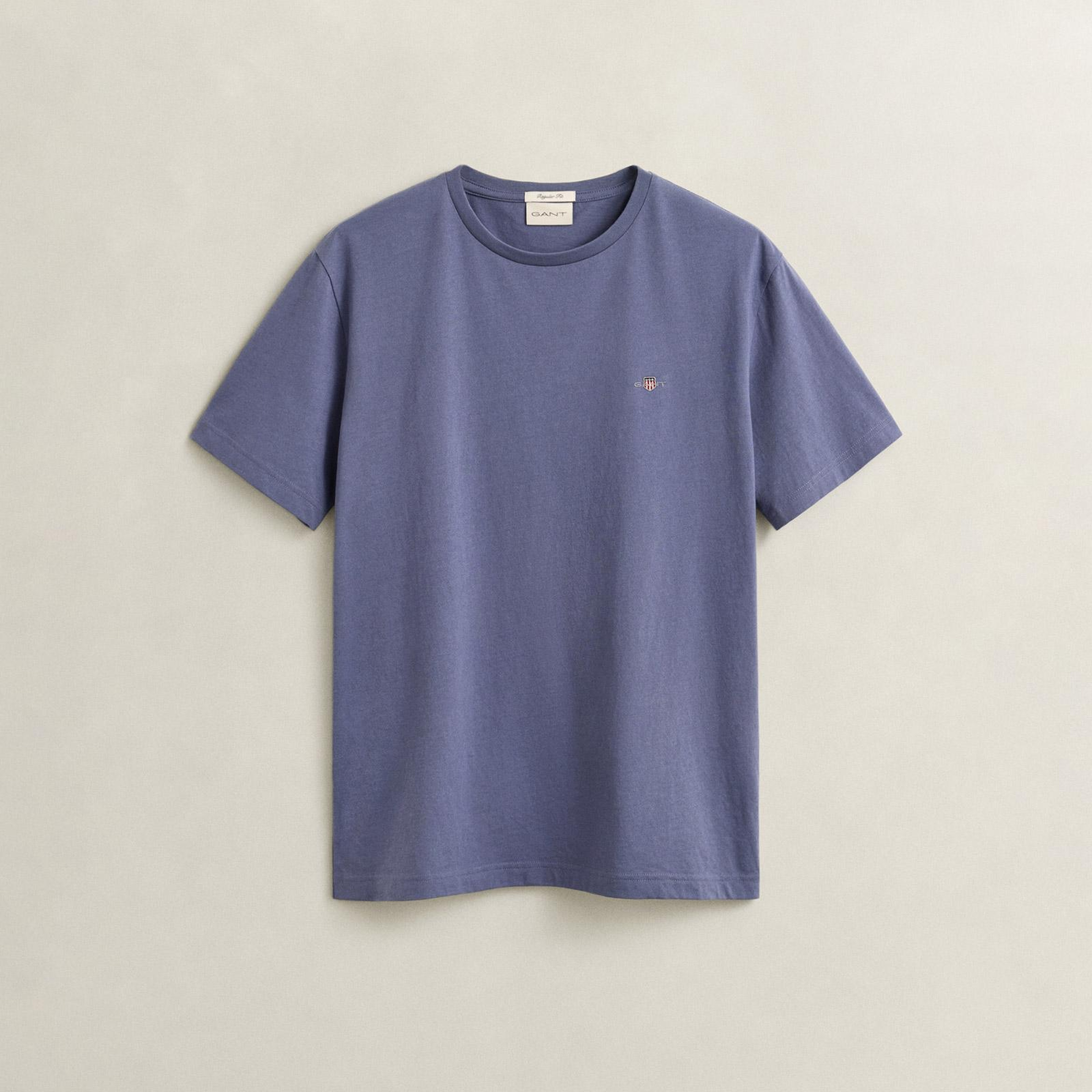 GANT Erkek Mavi Regular Fit T-Shirt