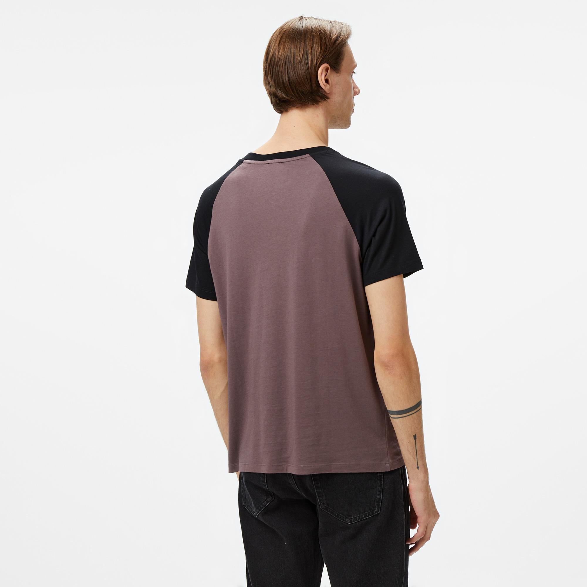 THE KOOPLES ERKEK KAHVERENGİ Modal Karışımlı T-SHIRT