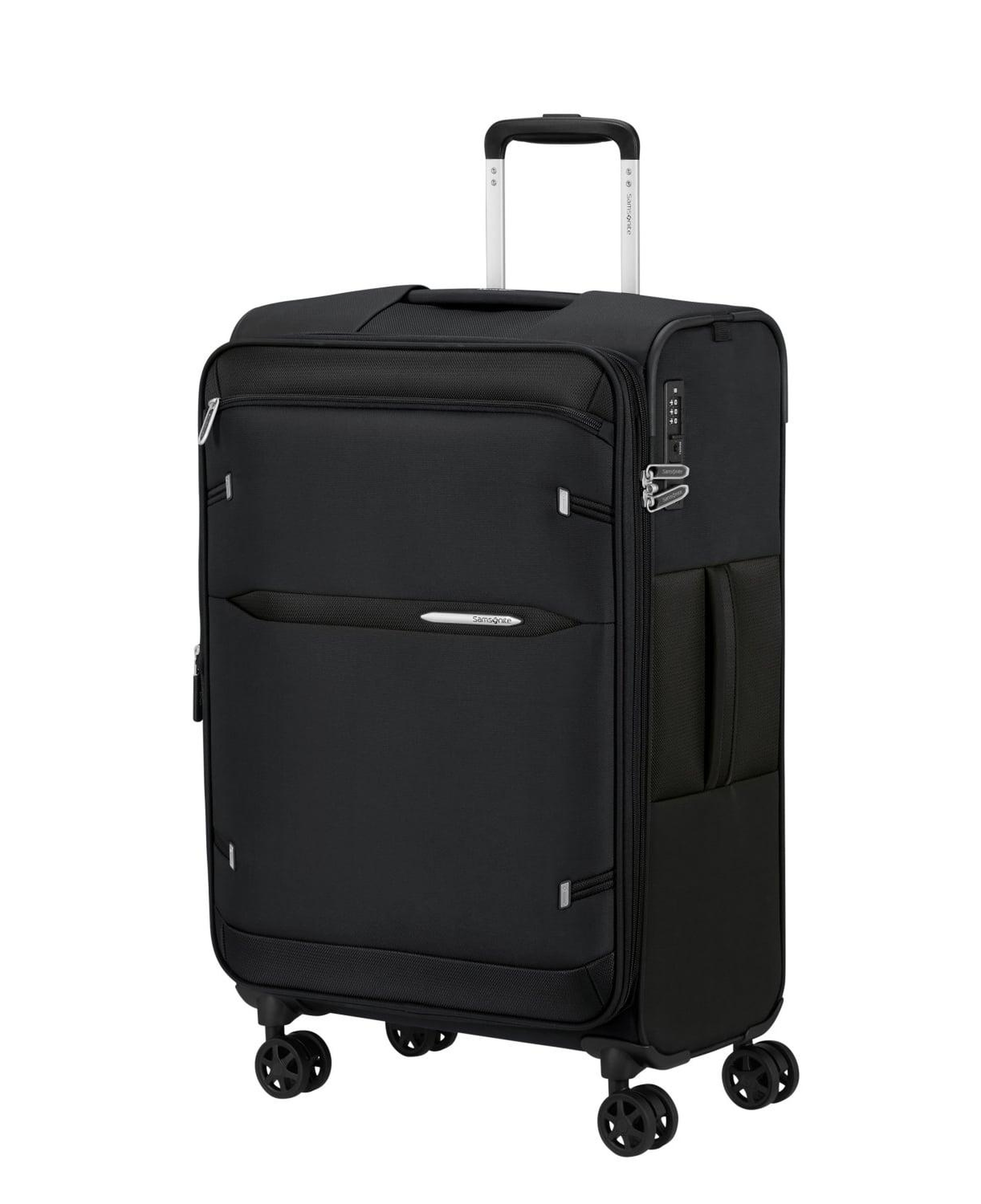 Samsonite GoTwist Spinner Siyah 68/25 Körüklü Orta Boy Valiz