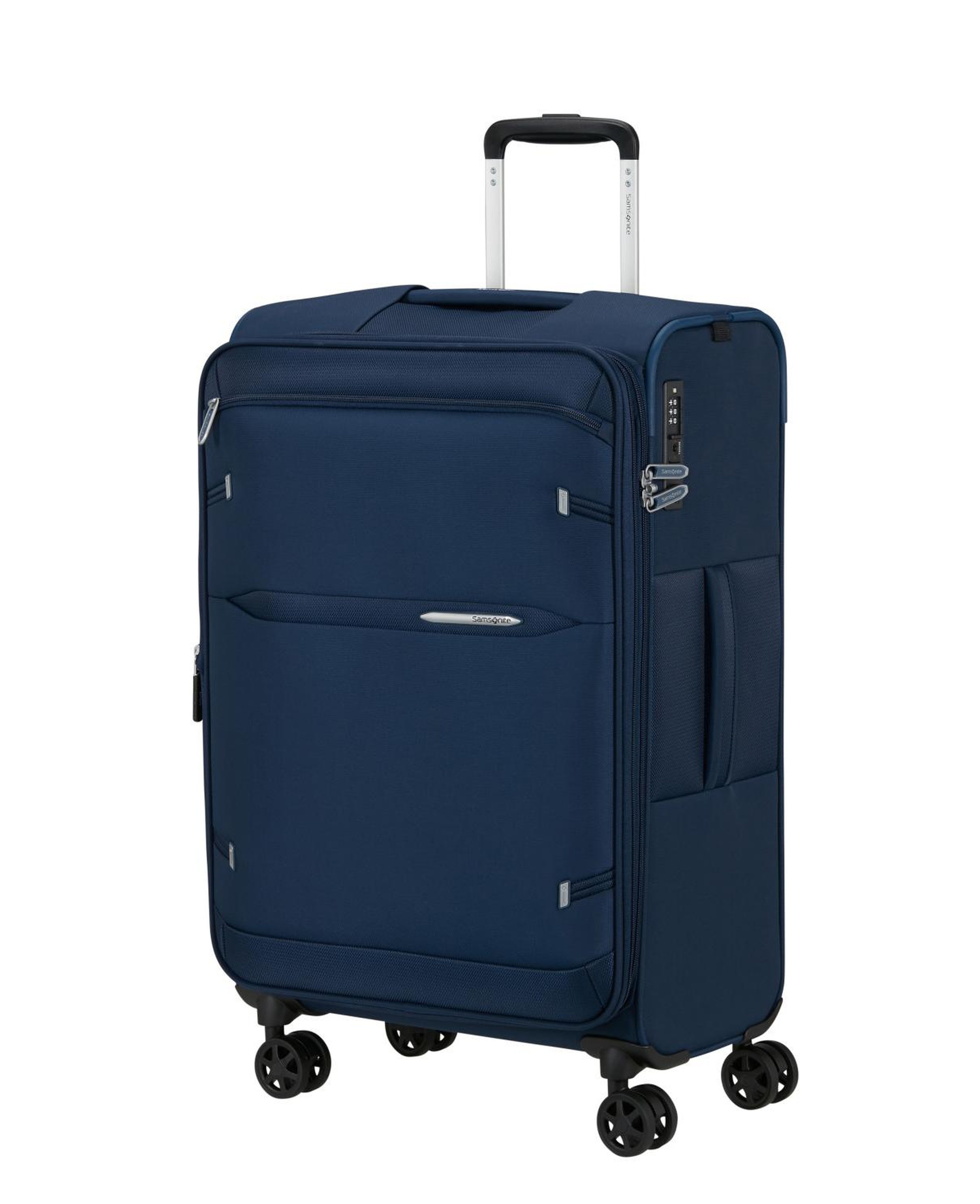 Samsonite GoTwist Spinner Lacivert 68/25 Körüklü Orta Boy Valiz