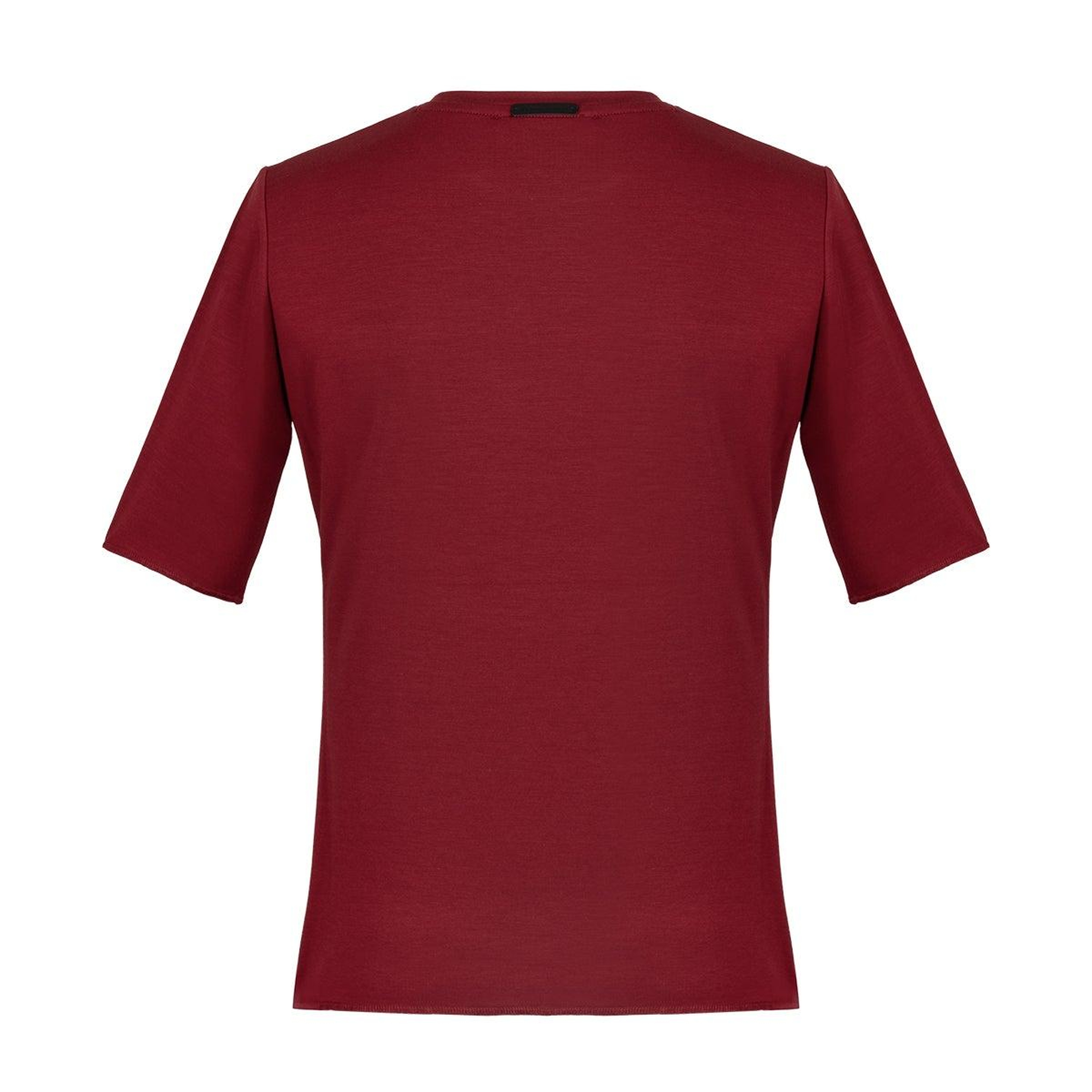 Bordo Ultralight Yuvarlak Yaka T-Shirt